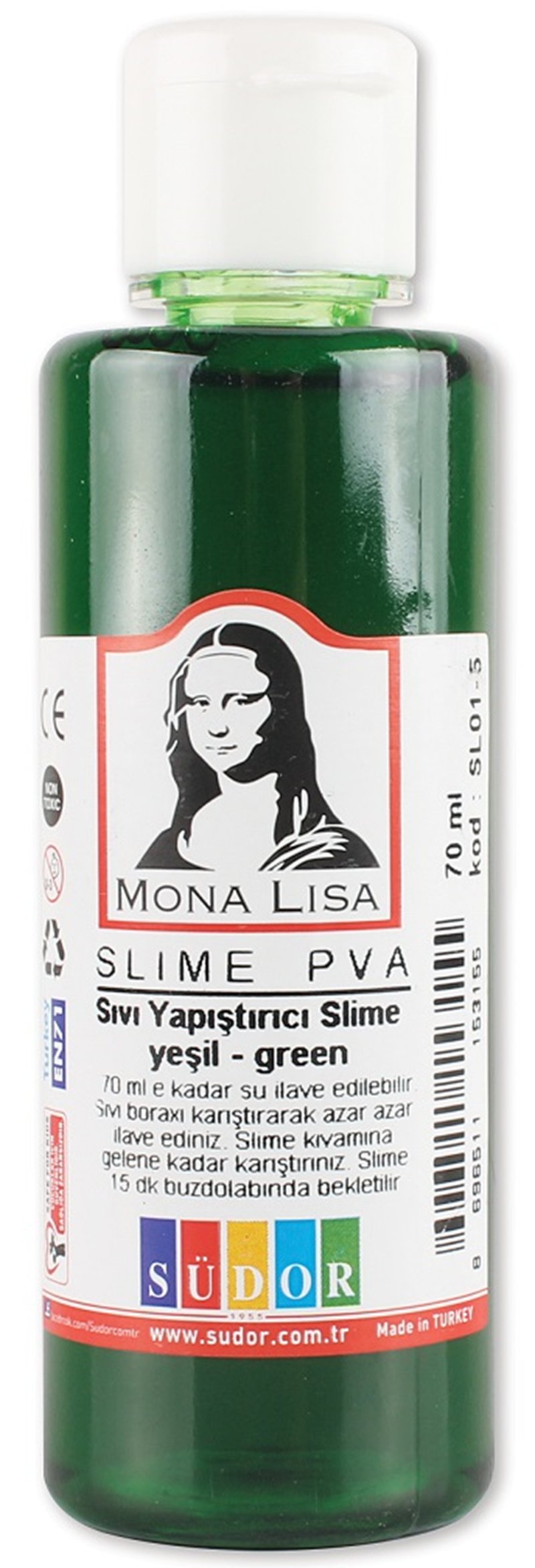 SÜDOR SLIME 70 ML YEŞİL SL01-5