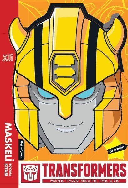 Transformers - Maskeli Boyama Kitabı
