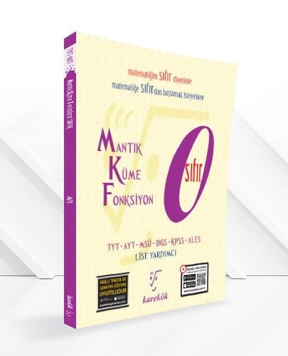 TYT DGS KPSS ALES Matematik Sıfır Mantık Kümeler Fonksiyonlar Konu Anlatımı Karekök Yayınları