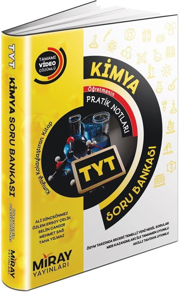 TYT Kimya Soru Bankası (Yeni) Tamami Video Çözümlü Miray Yayınları