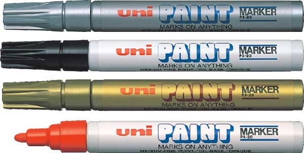 UNİ BOYAMA MARKÖRÜ PAINT PX-20 2.2-2.8 MAVİ