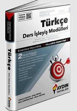 Üniversiteye Hazırlık TYT Türkçe Ders İşleyiş Modülleri Aydın Yayınları