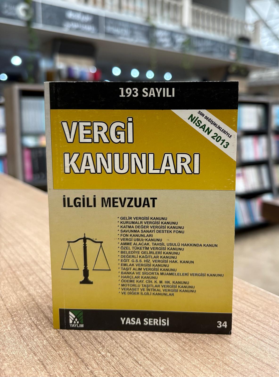 Vergi Kanunları İlgili Mevzuat