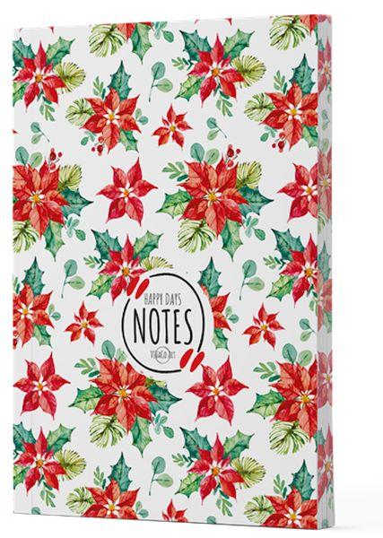 Yılbaşı 6 - Yan Boyamalı Çizgili Defter