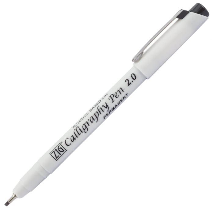 ZIG KALİGRAFİ KALEMİ PCA-210 PERMANENT 2,0MM SİYAH