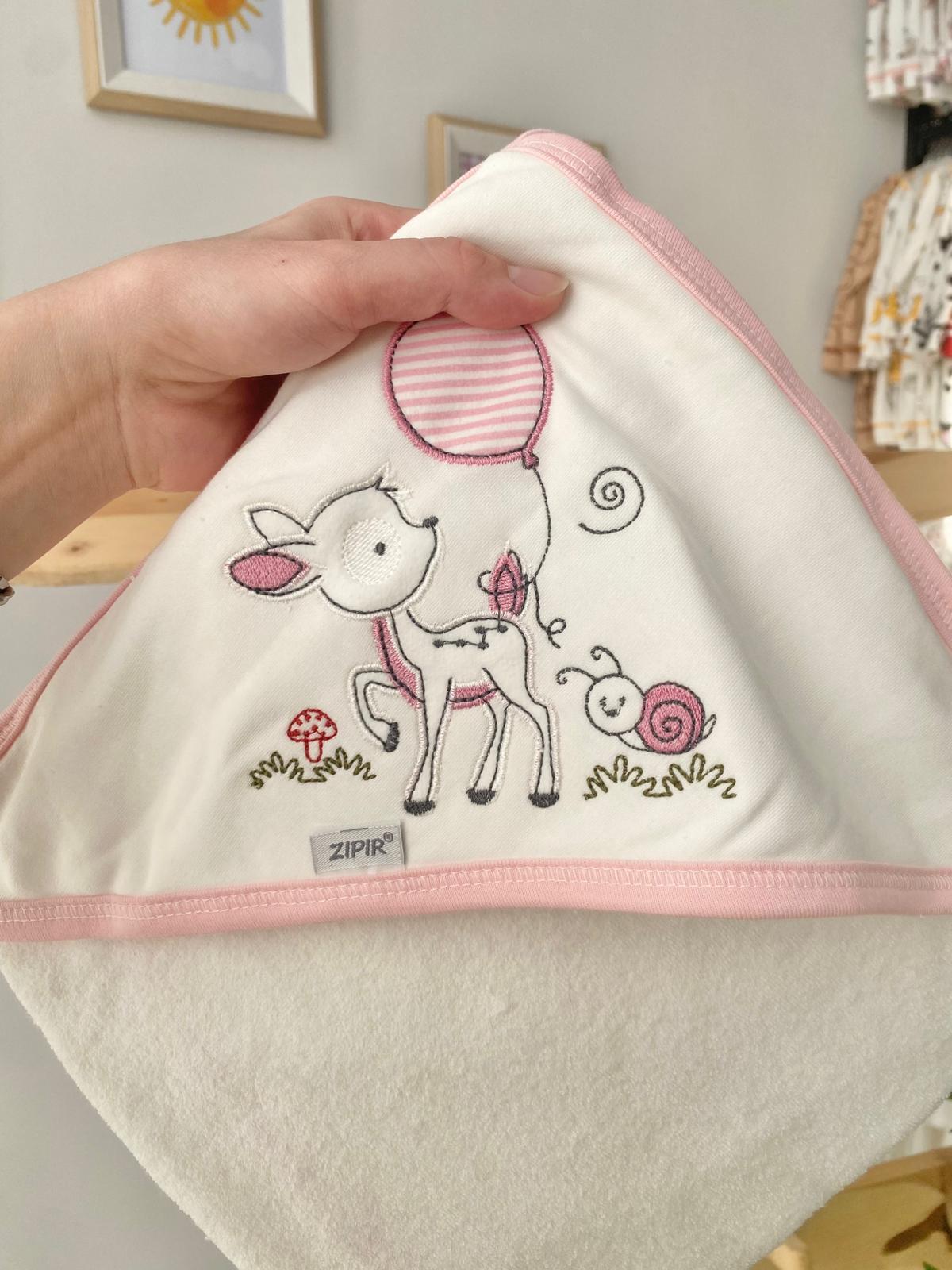 Bambi Banyo Havlusu Pembe