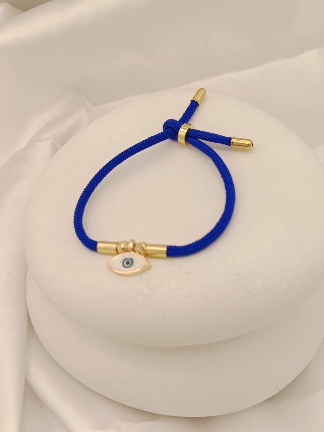 Saks Mavi İpli Charm Bileklik