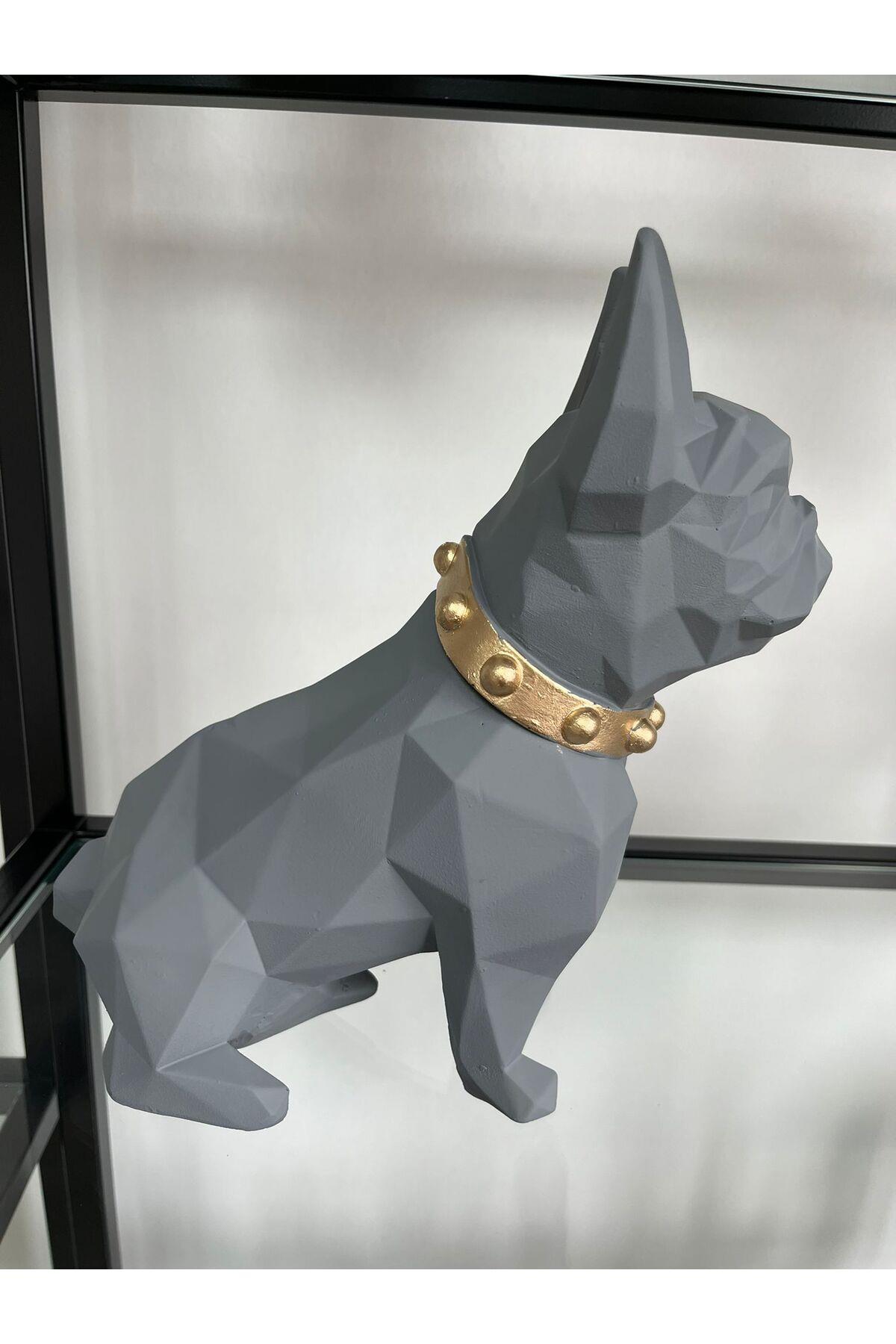 Grı Kubik Köpek Oyuncağı, Renkli ve Eğlenceli Köpek Aksesuarı