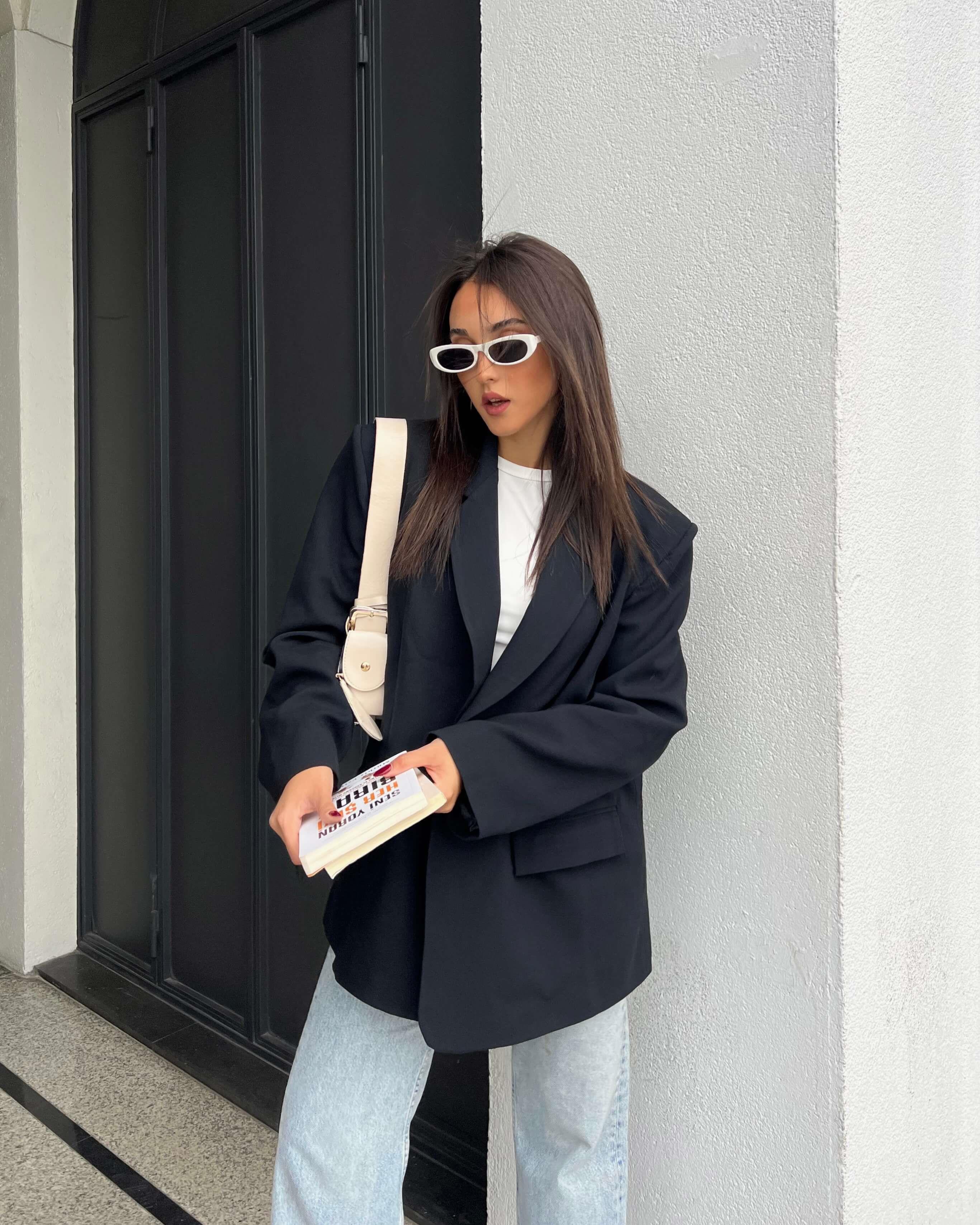 ASTELA NAVY BLUE BLAZER CEKET