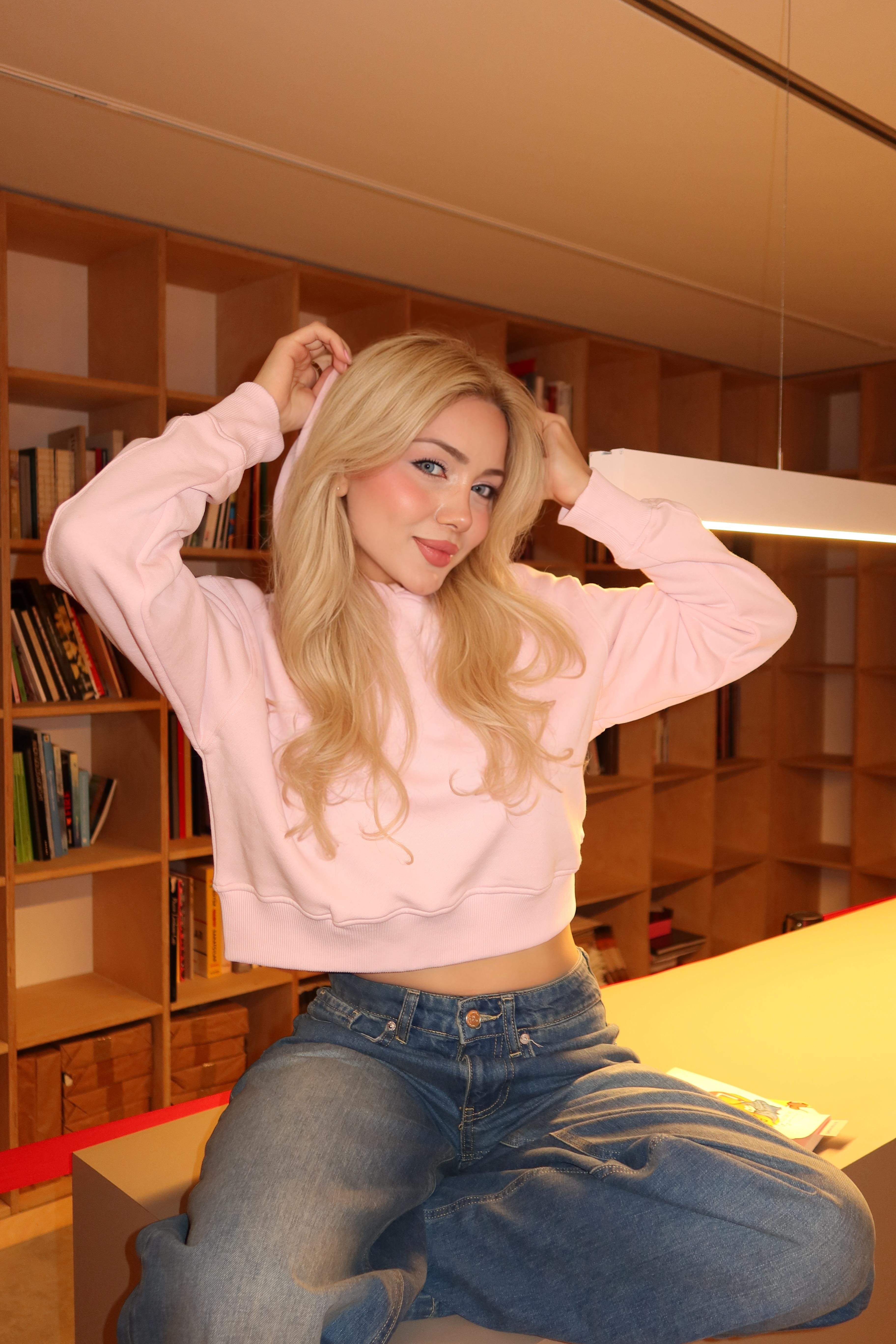 BREGO PİNK CROP SWEAT