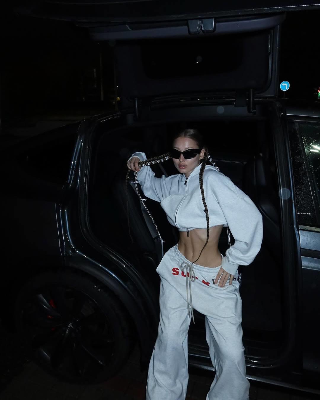 Sugar Mommy Grey Eşofman Takımı