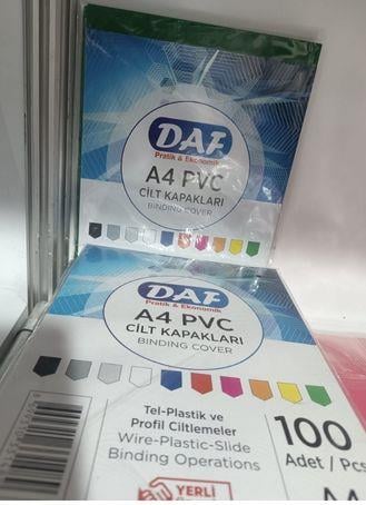 CİLT KAPAĞI A4 100 lü PAKET 10 RENK SEÇENEĞİ