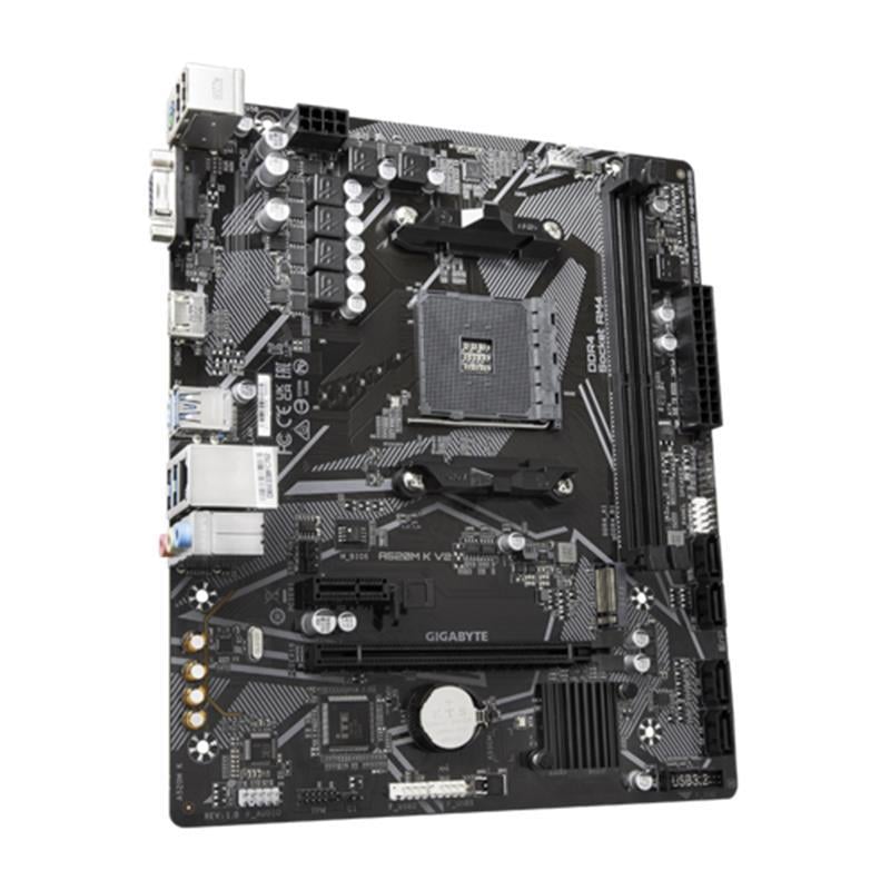 GIGABYTE A520M-K V2 DDR4 5100MHZ 1XVGA 1XHDMI 1XM.2 USB 3.2 MATX AM4 (AMD AM4 5000/4000 /3000 SERİSİ İLE UYUMLU)