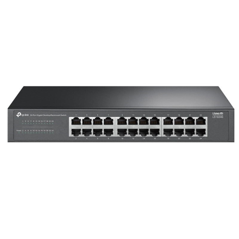 TP-LINK LS1024G 24 PORT GIGABIT MASAÜSTÜ RACKMOUNT SWITCH