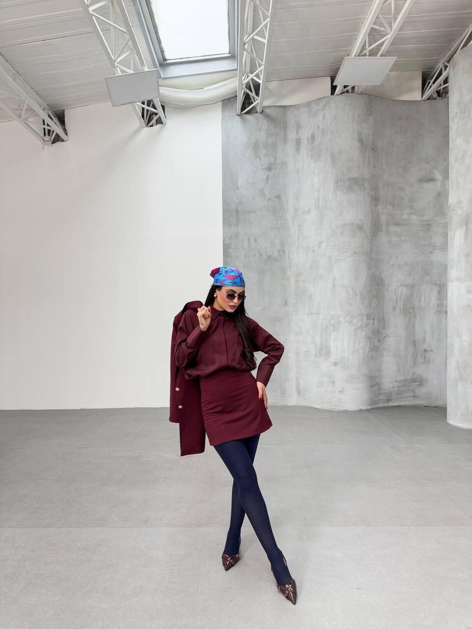 Gold Düğmeli Oversize Ceket