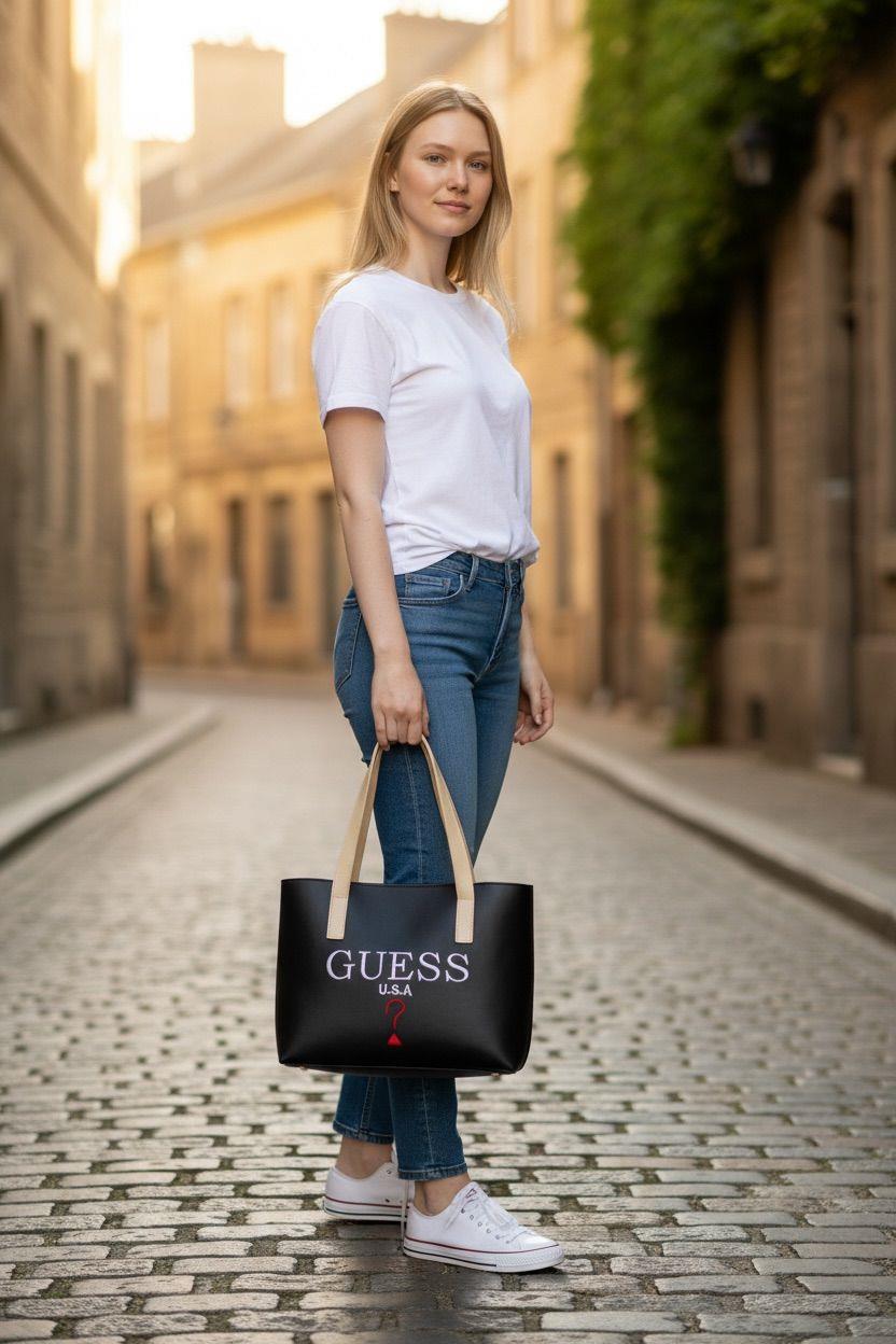 Bold Letter Shopper Bag
