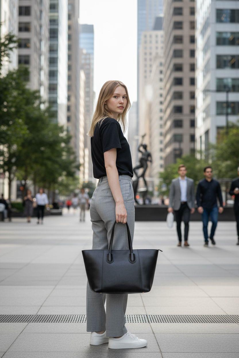 Everyday Essential Tote – Siyah