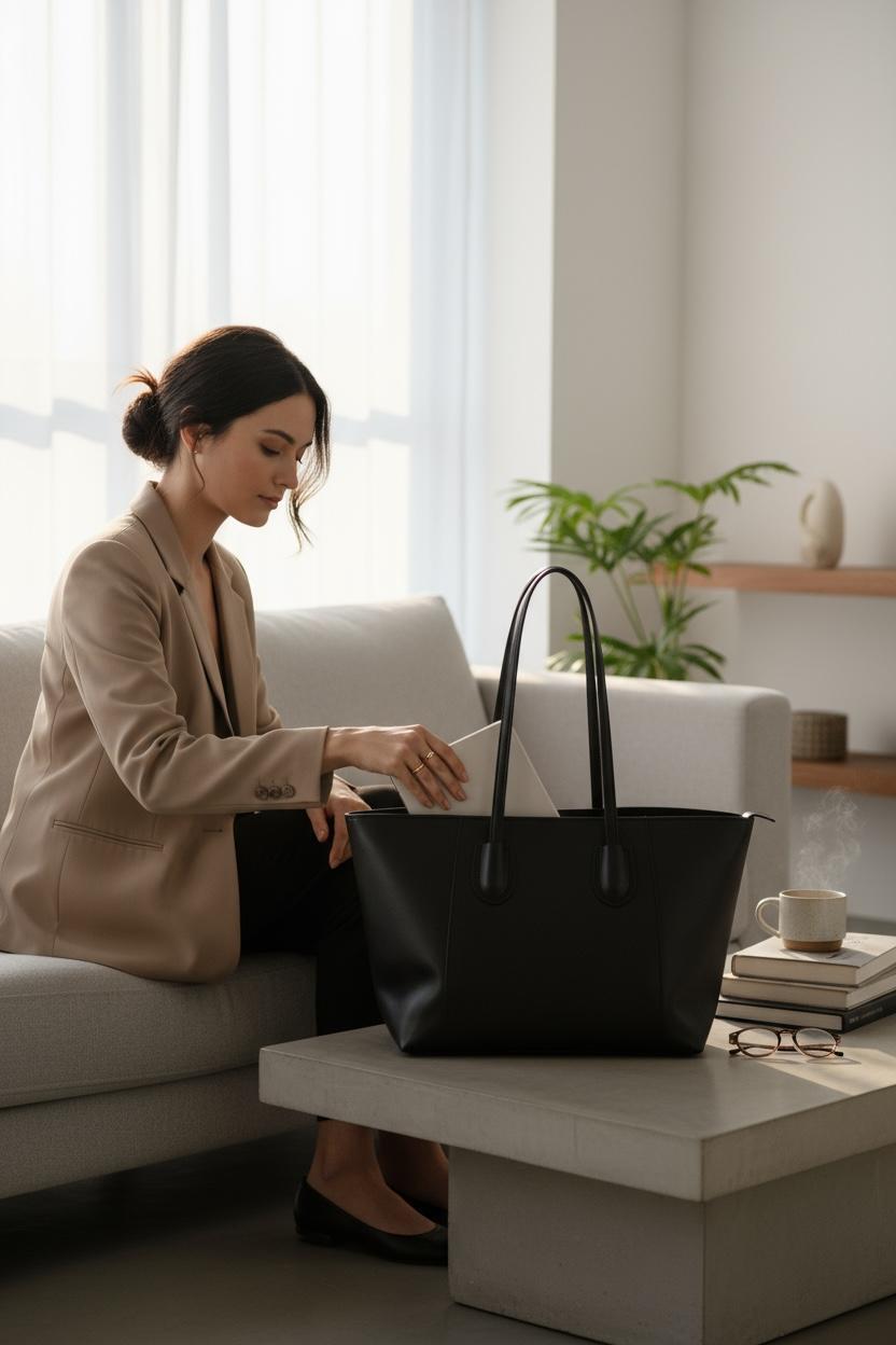 Everyday Essential Tote – Siyah