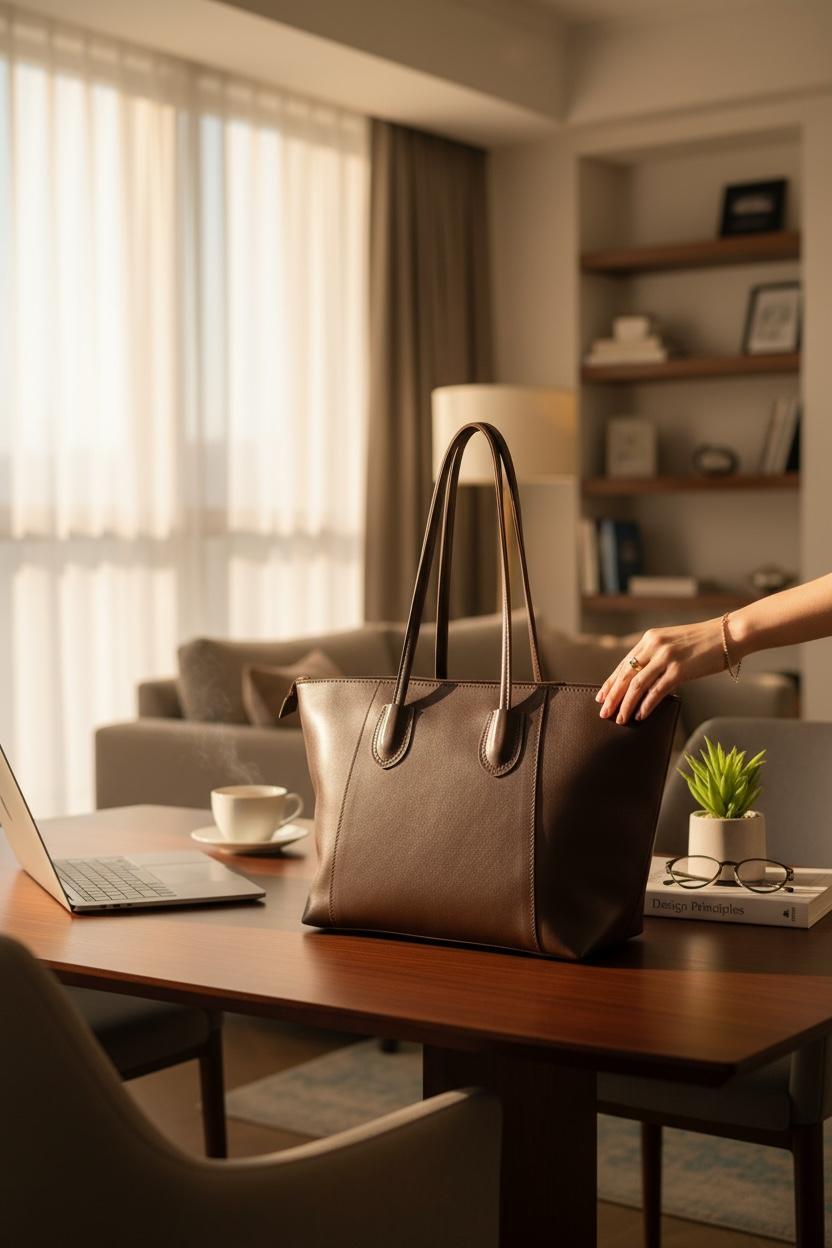 Executive City Tote – Acı Kahve
