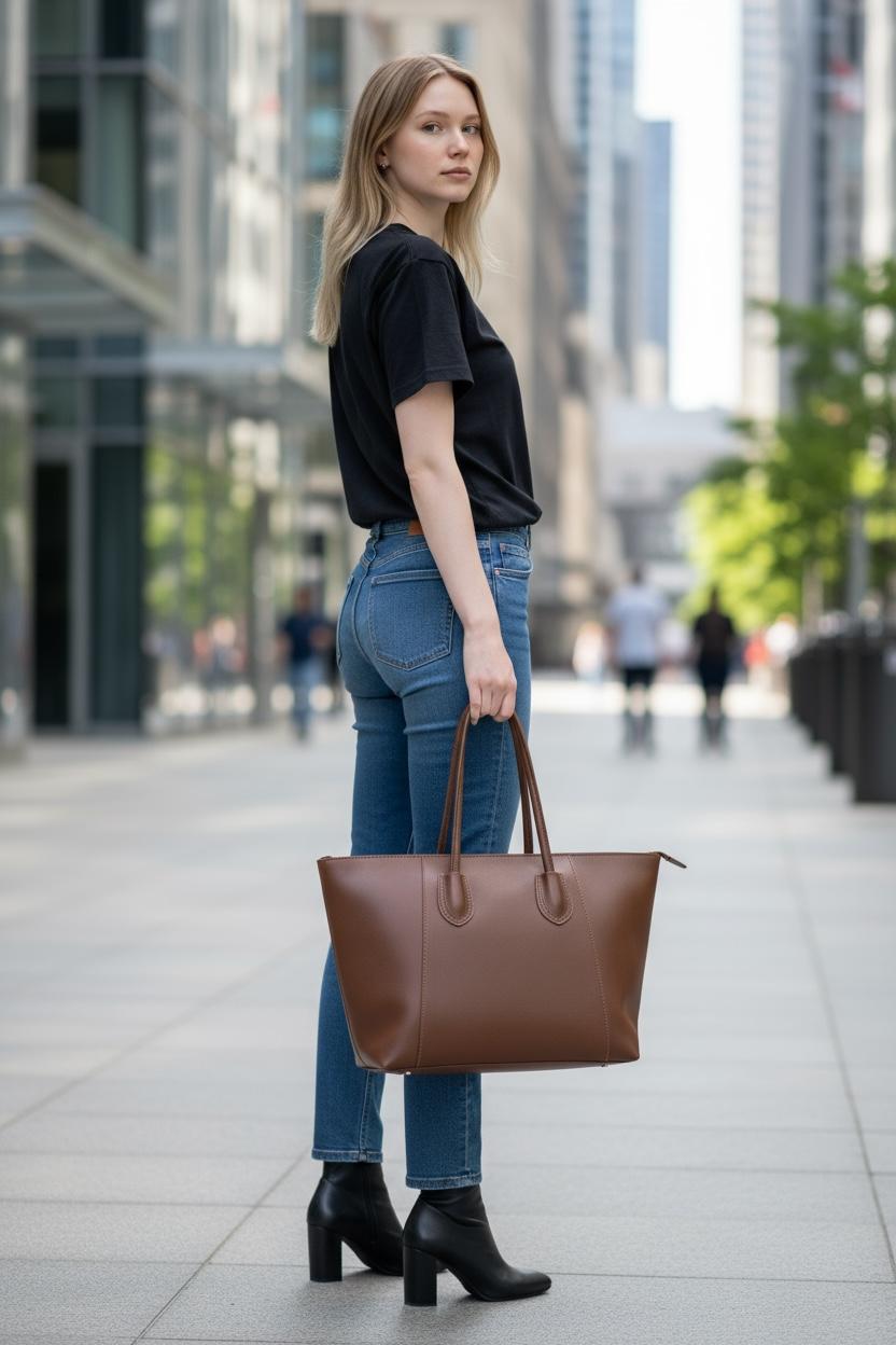 Executive City Tote – Acı Kahve