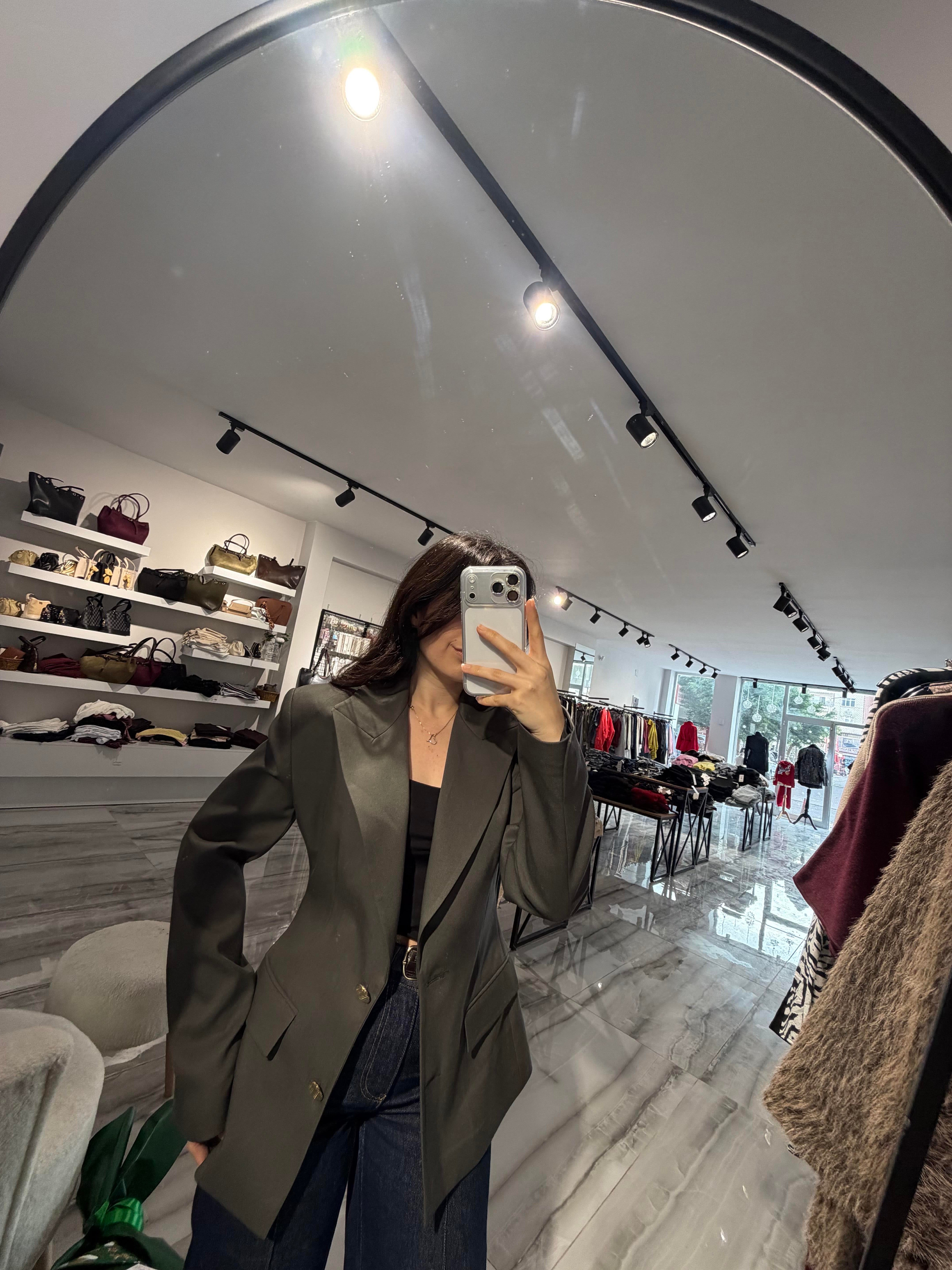 dilvin vatkalı blazer ceket