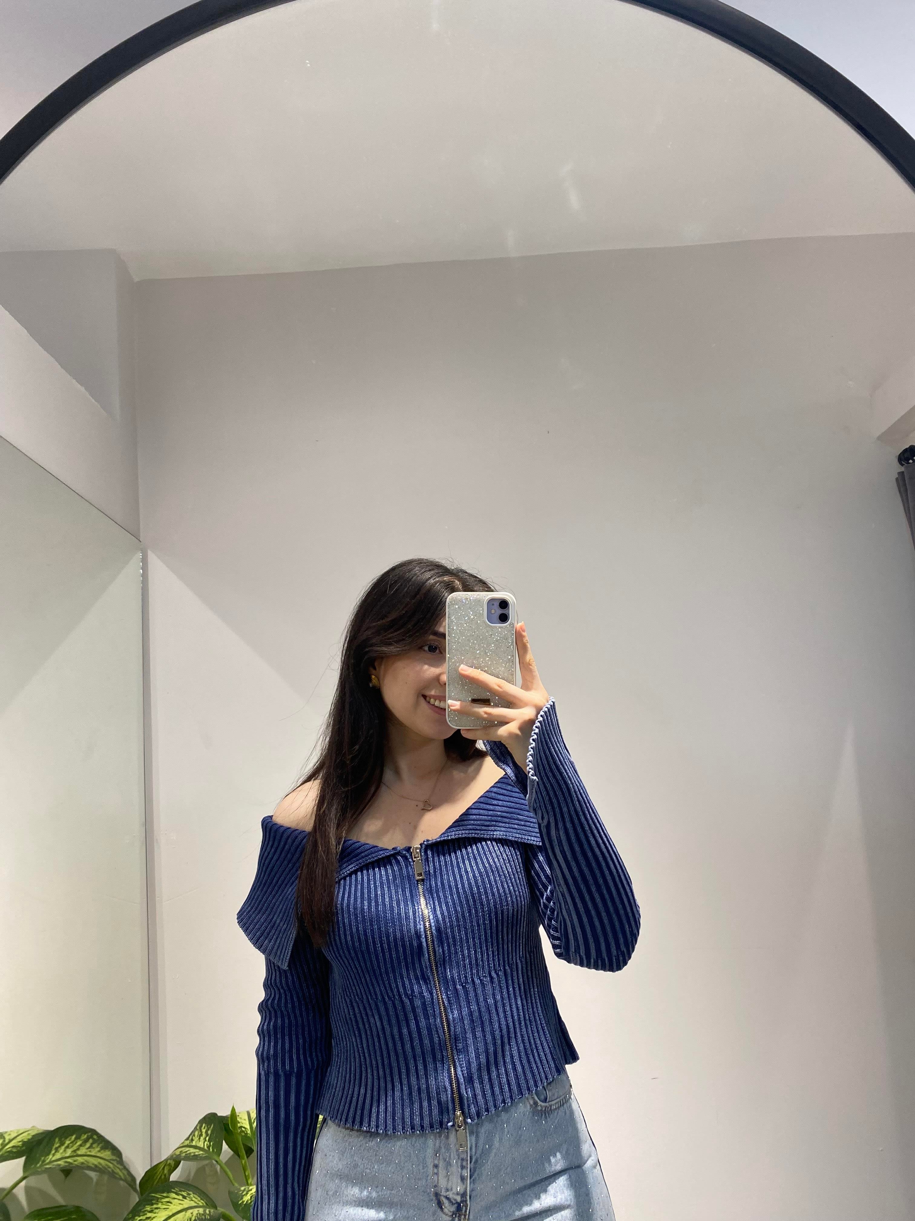 OMZU AÇIK TRİKO BLUZ 