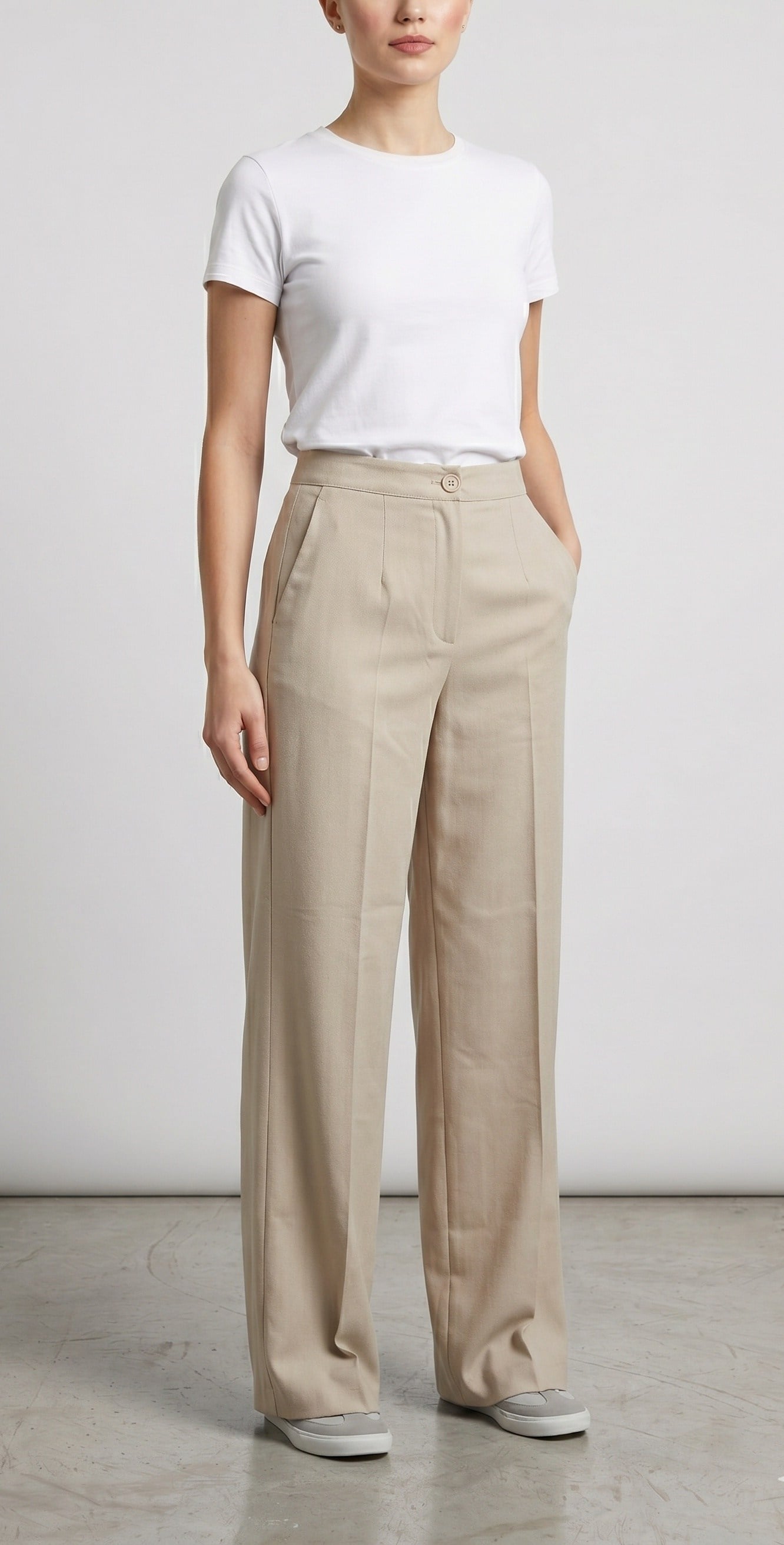 OLIVE-1001 PANTOLON BEJ