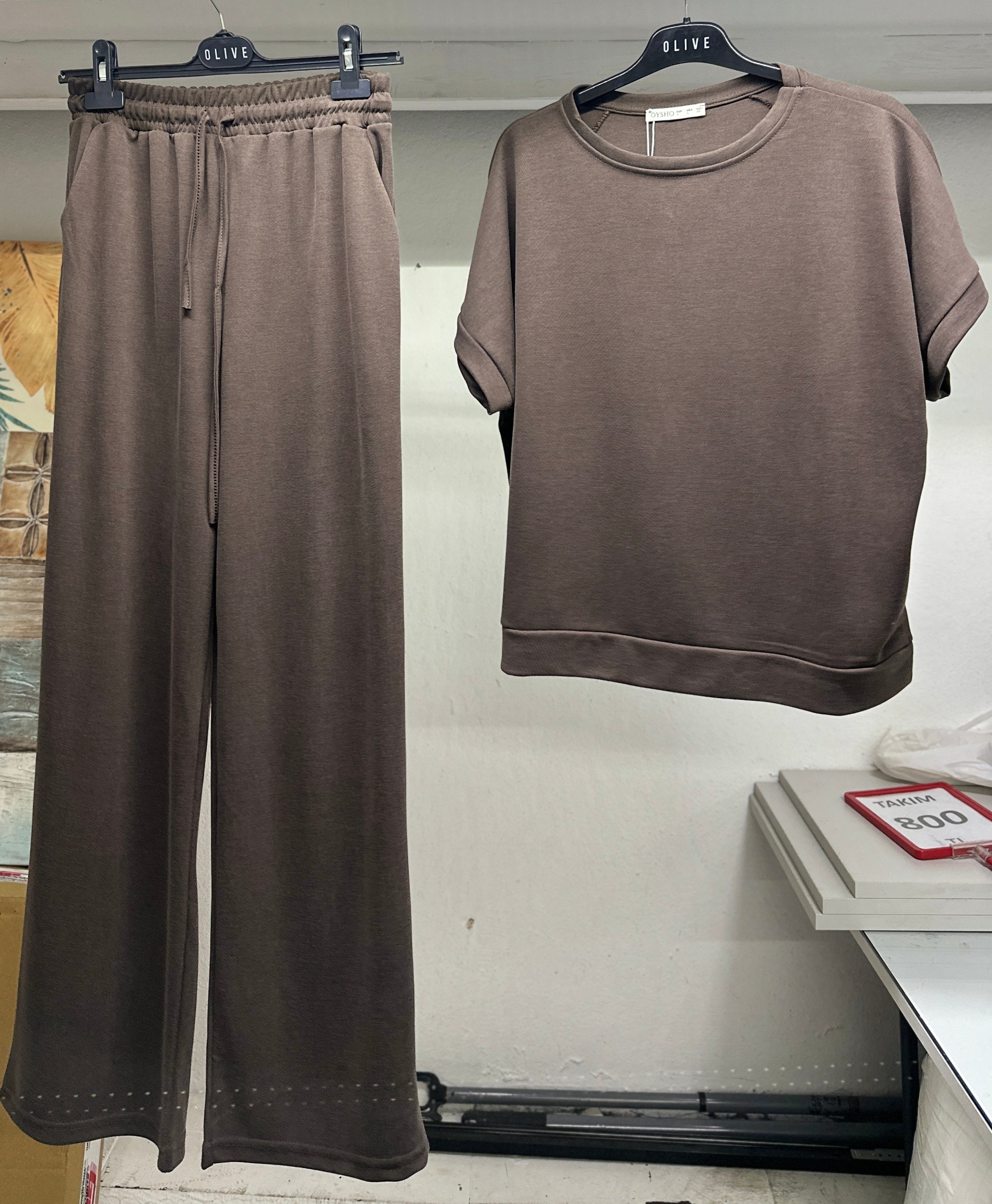 OLIVE-1435 MODAL PİKE TKM KAHVE