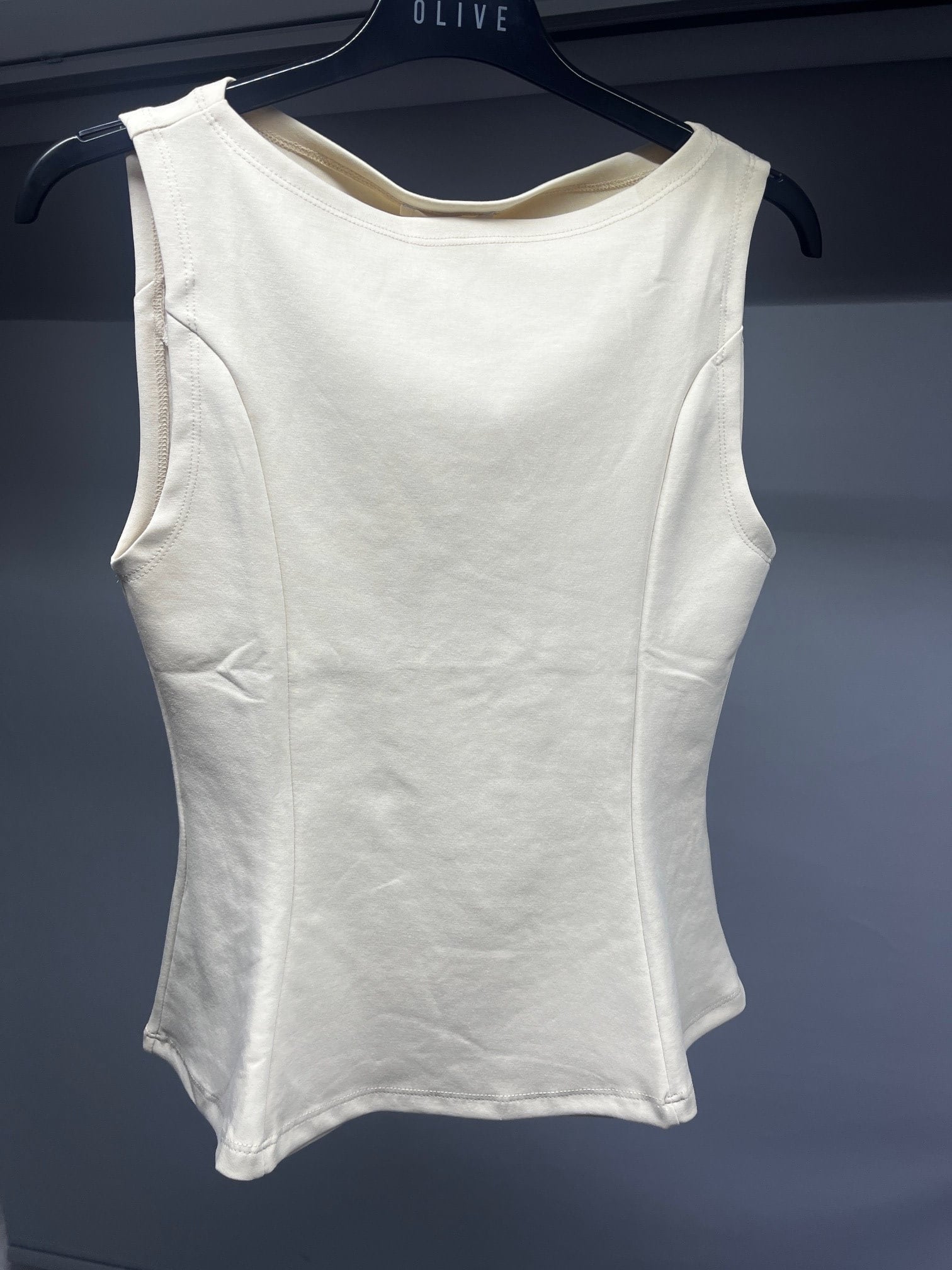OLIVE-21001 PEPLUM TOP TAŞ