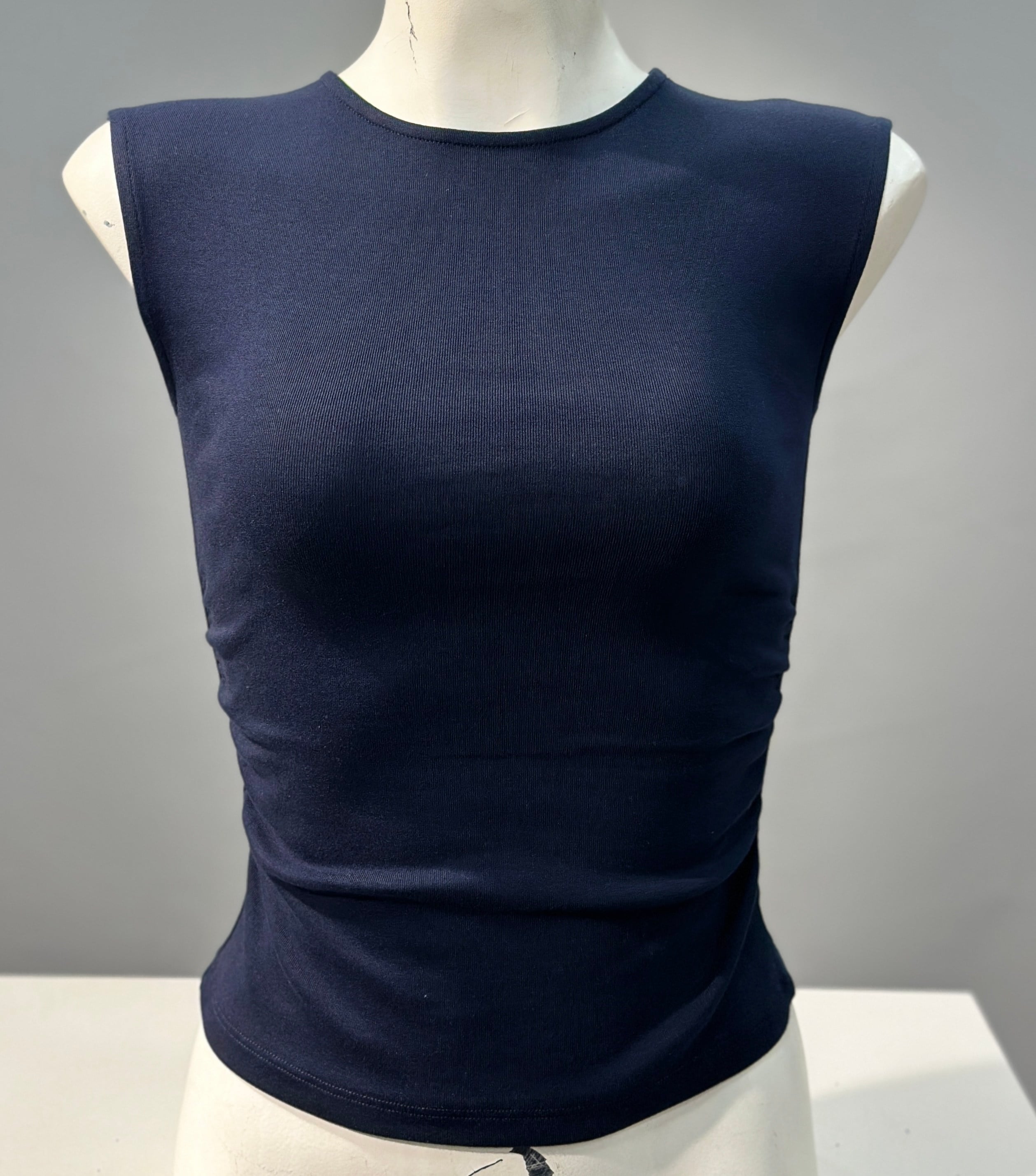 OLIVE-21054 BZG BASIC TSHIRT KOYU LACİ