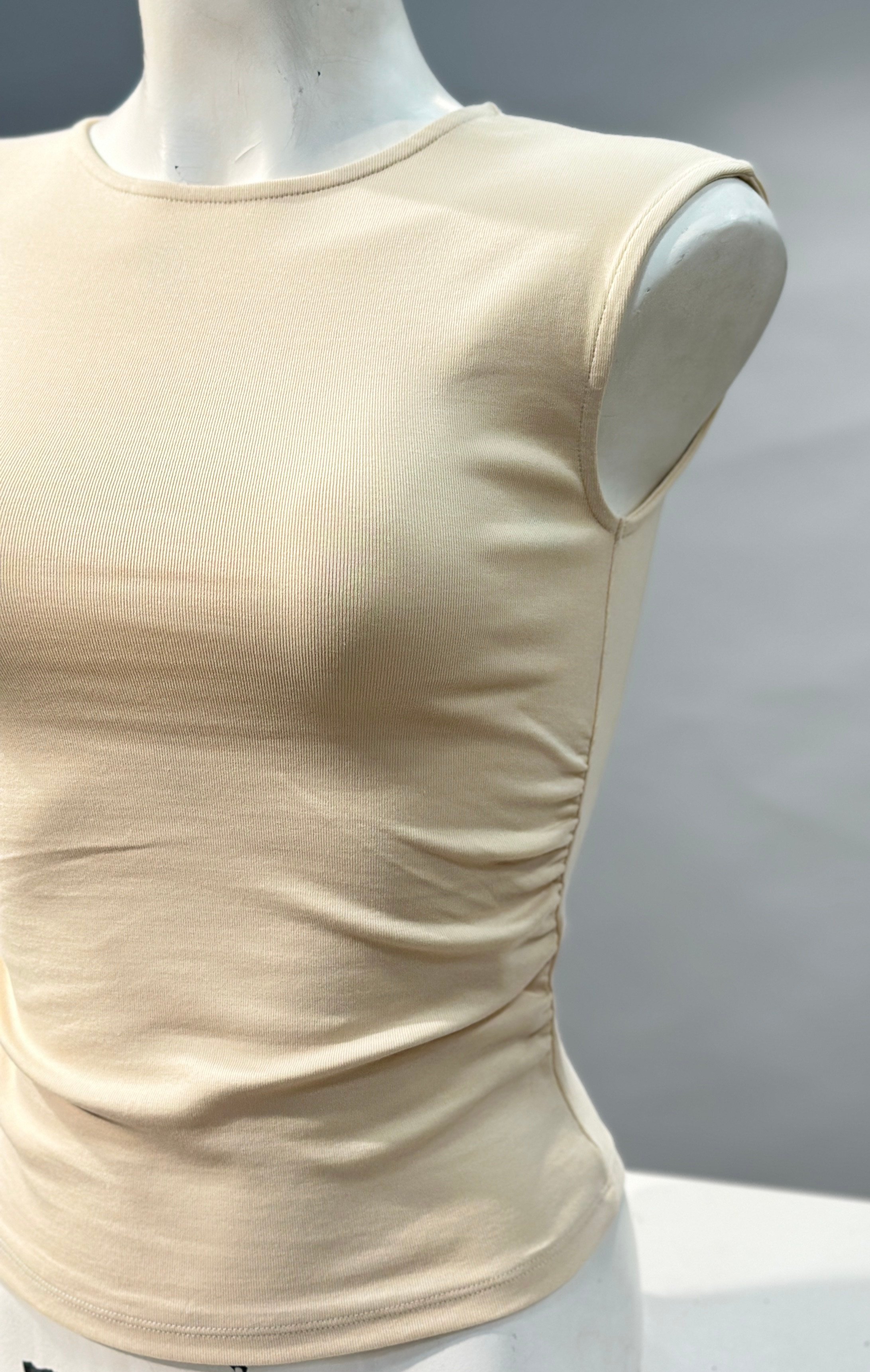 OLIVE-21054 BZG BASIC TSHIRT TAŞ