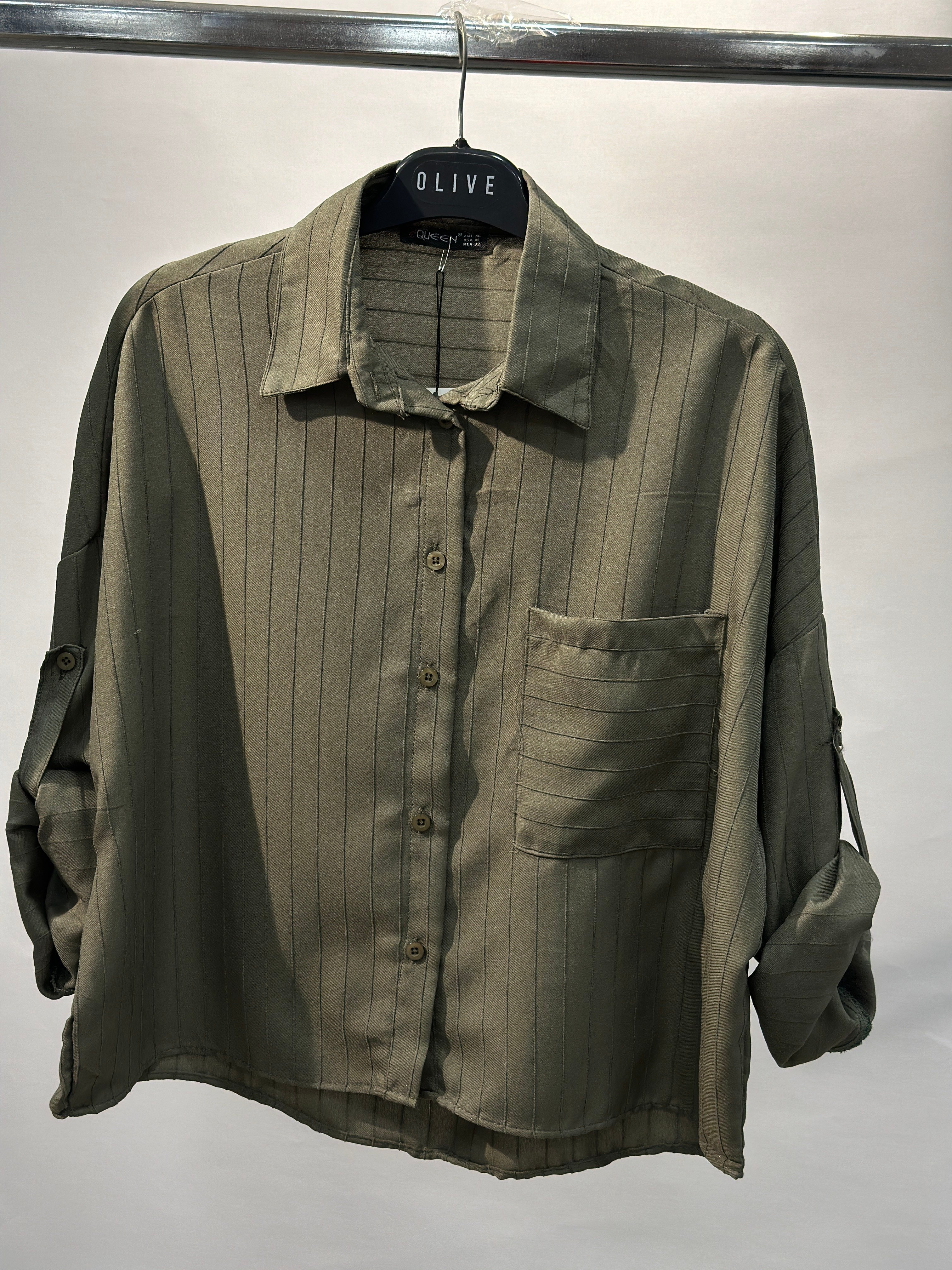 OLIVE-2434 GÖMLEK HAKİ