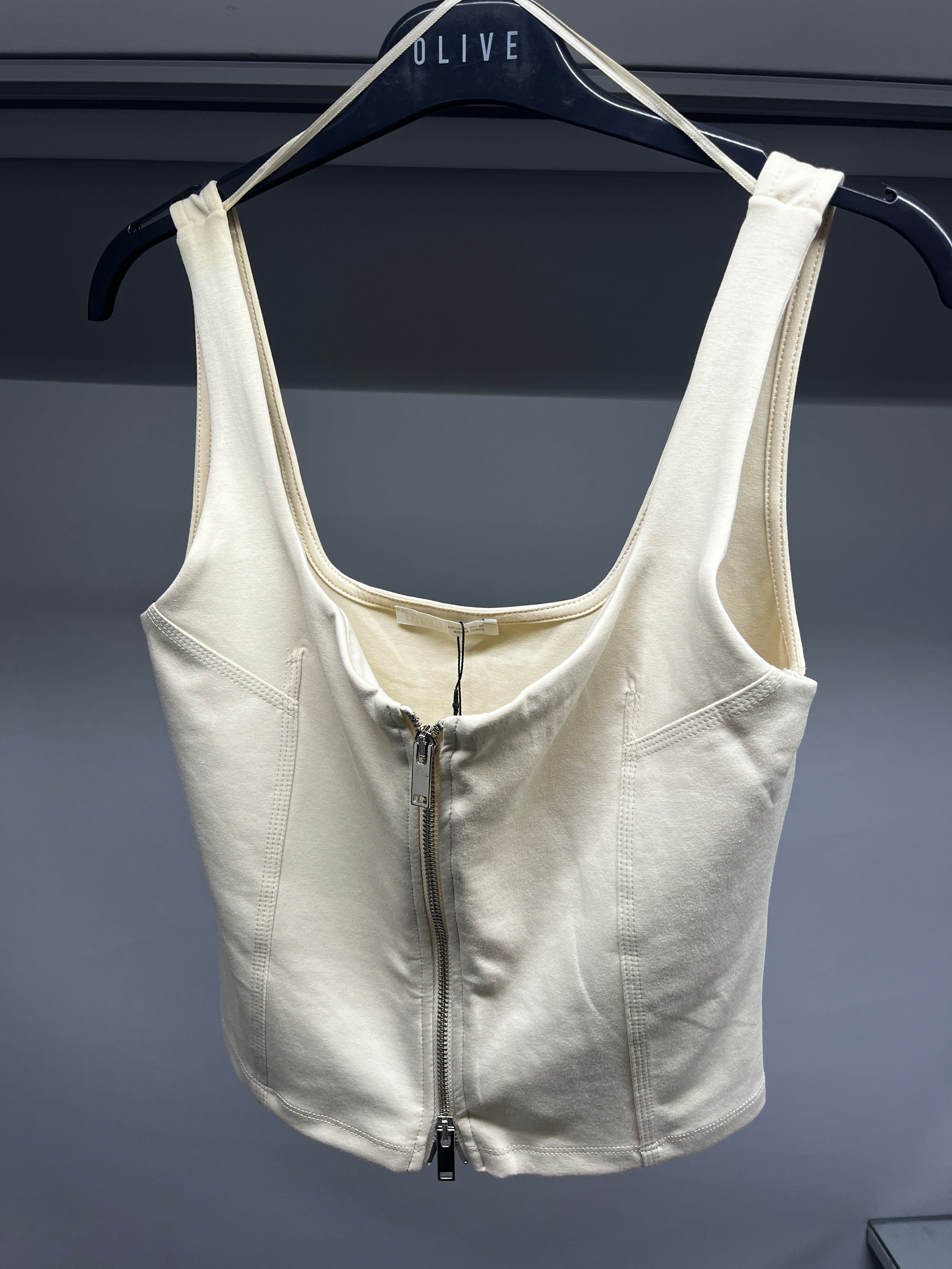 OLIVE-31978 FERUMUAR TOP TAŞ