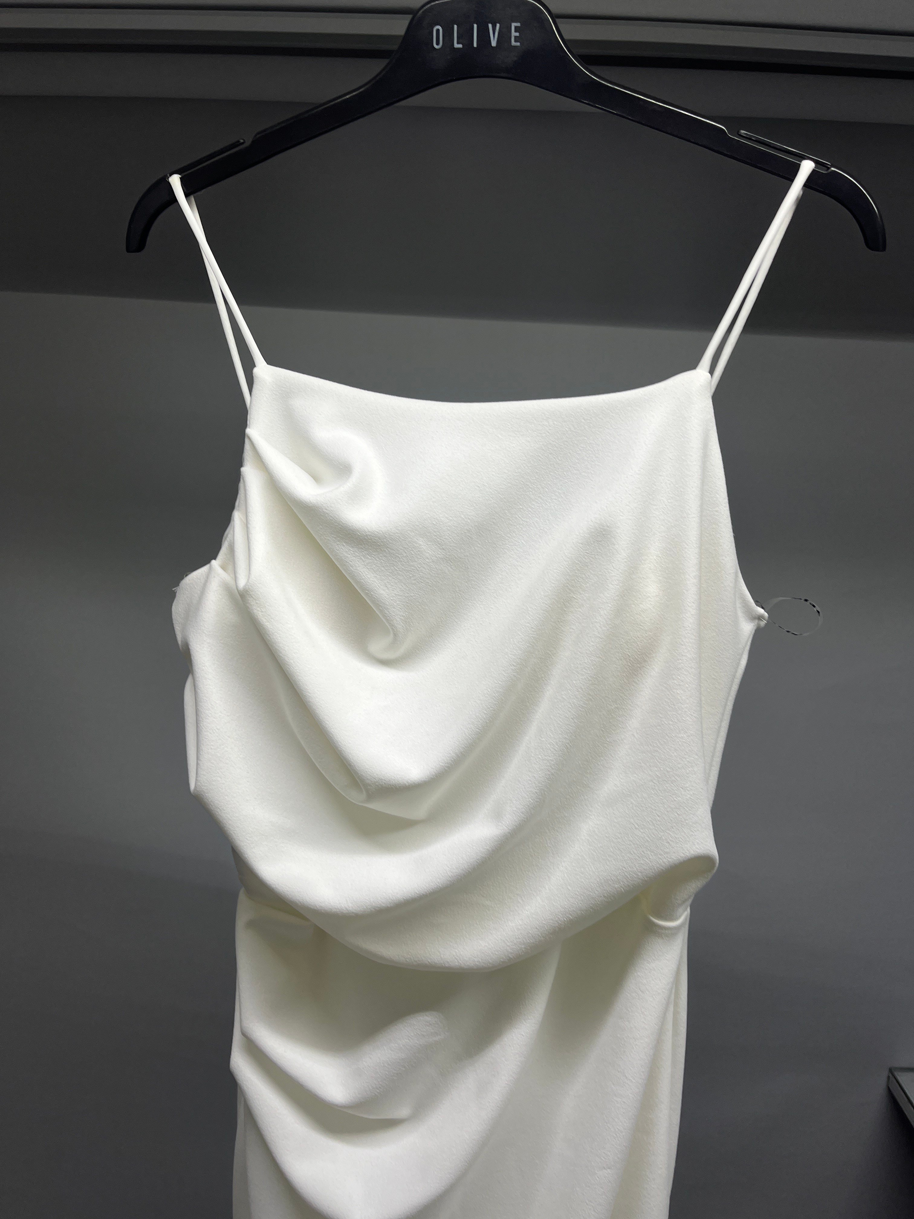 OLIVE-39465 ABİYE BEYAZ