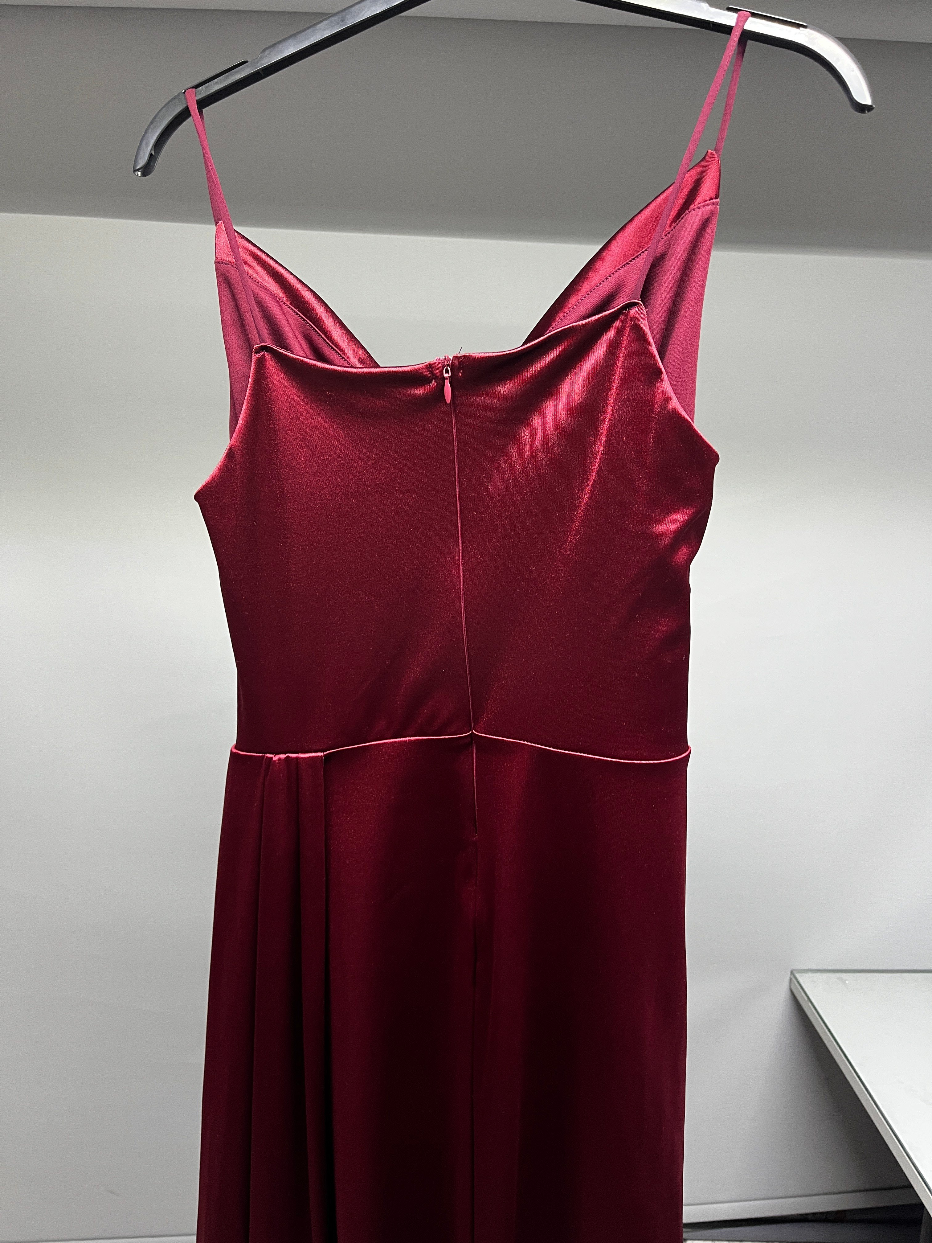 OLIVE-39608 ABİYE BORDO