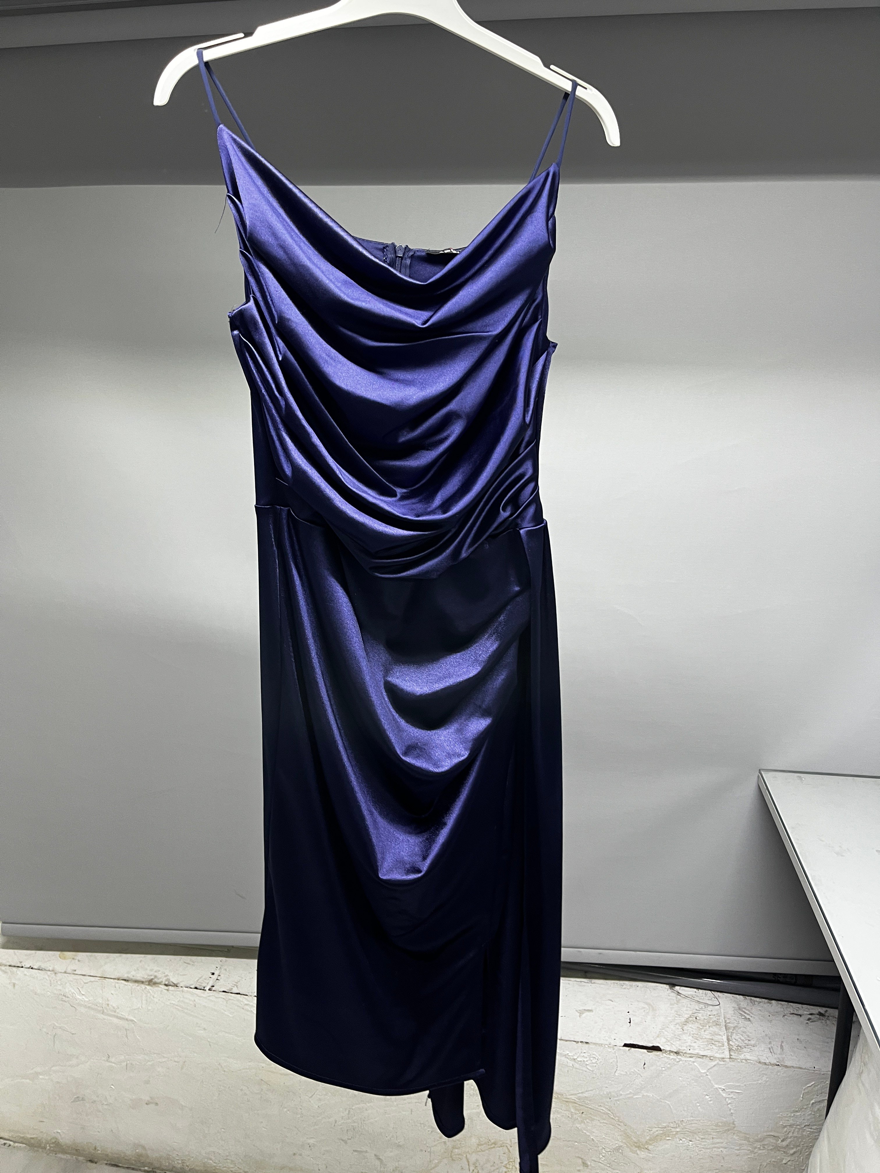 OLIVE-39608 ABİYE LACİVERT