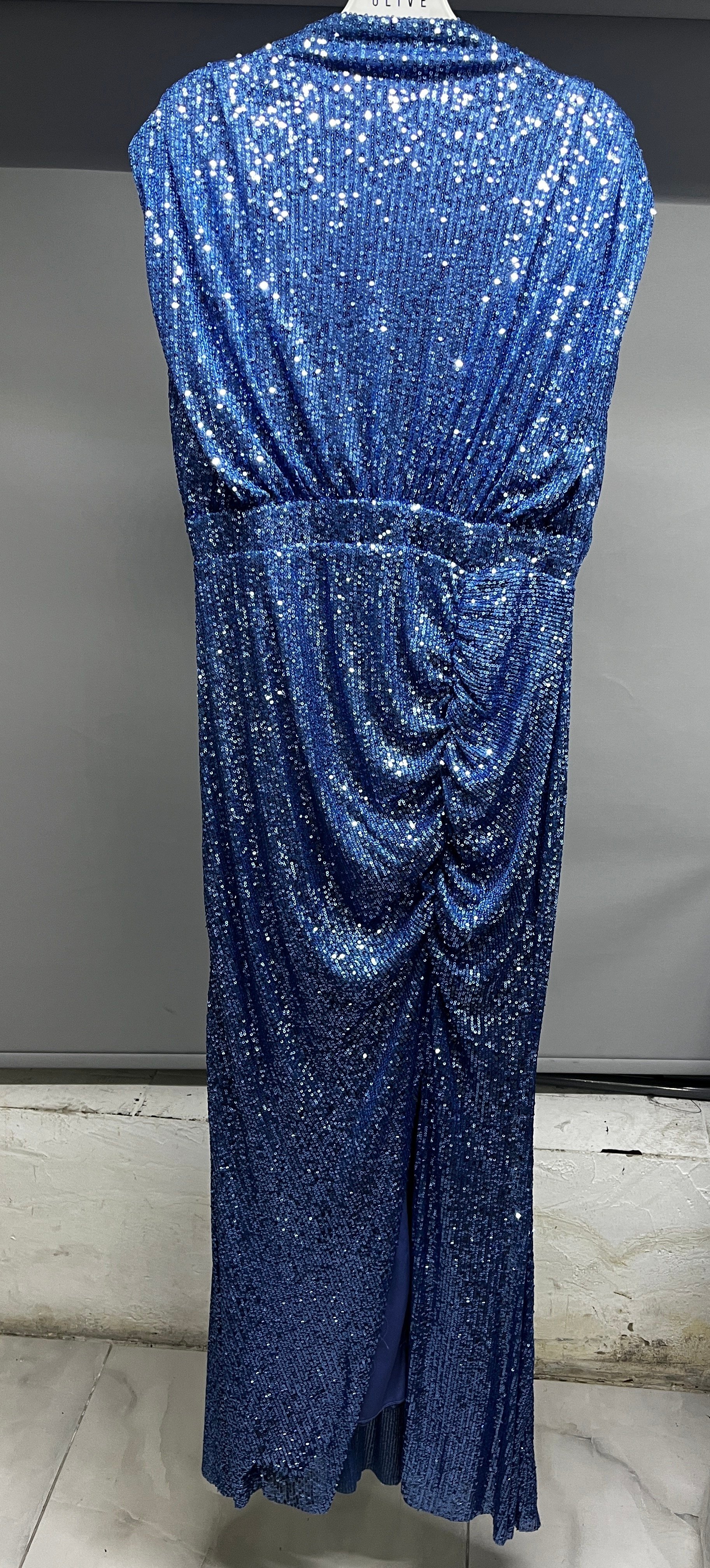 OLIVE-39941 ABİYE MAVİ
