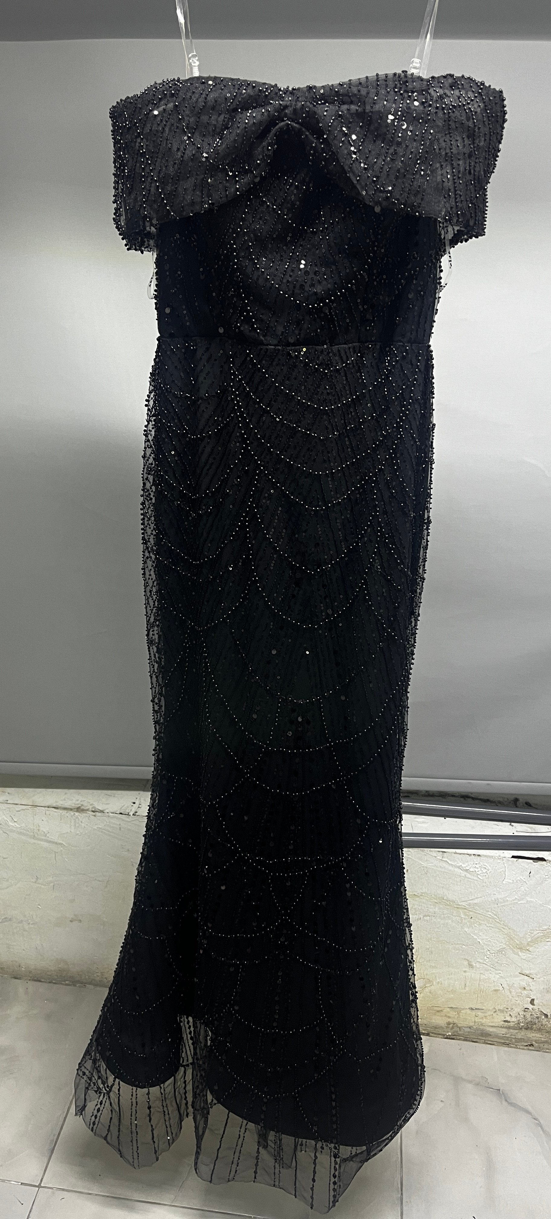 OLIVE-41128 ABİYE SİYAH