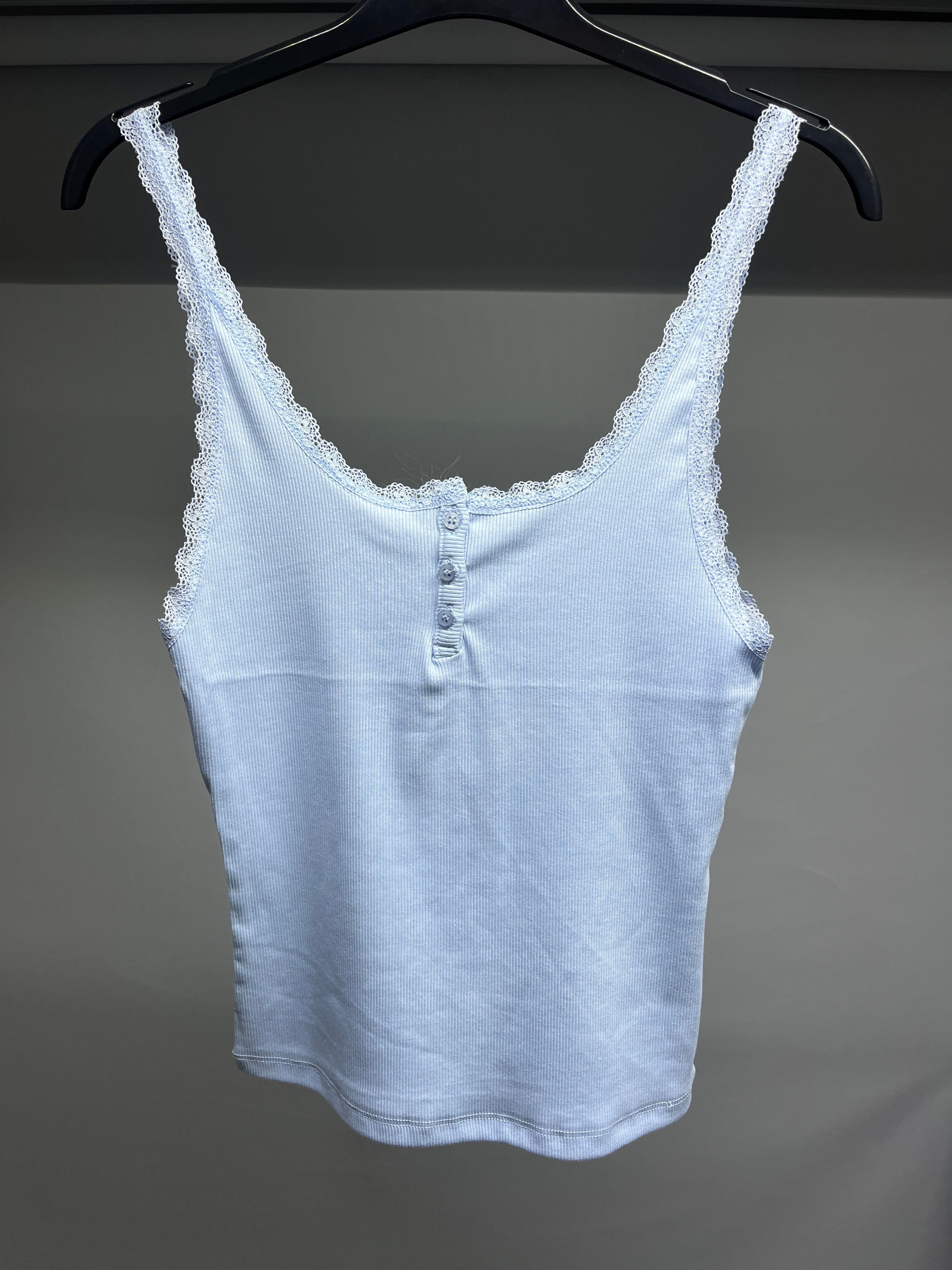 OLIVE-4642 DÜĞMELİ KAŞKORSE BODY BEBE MAVİ