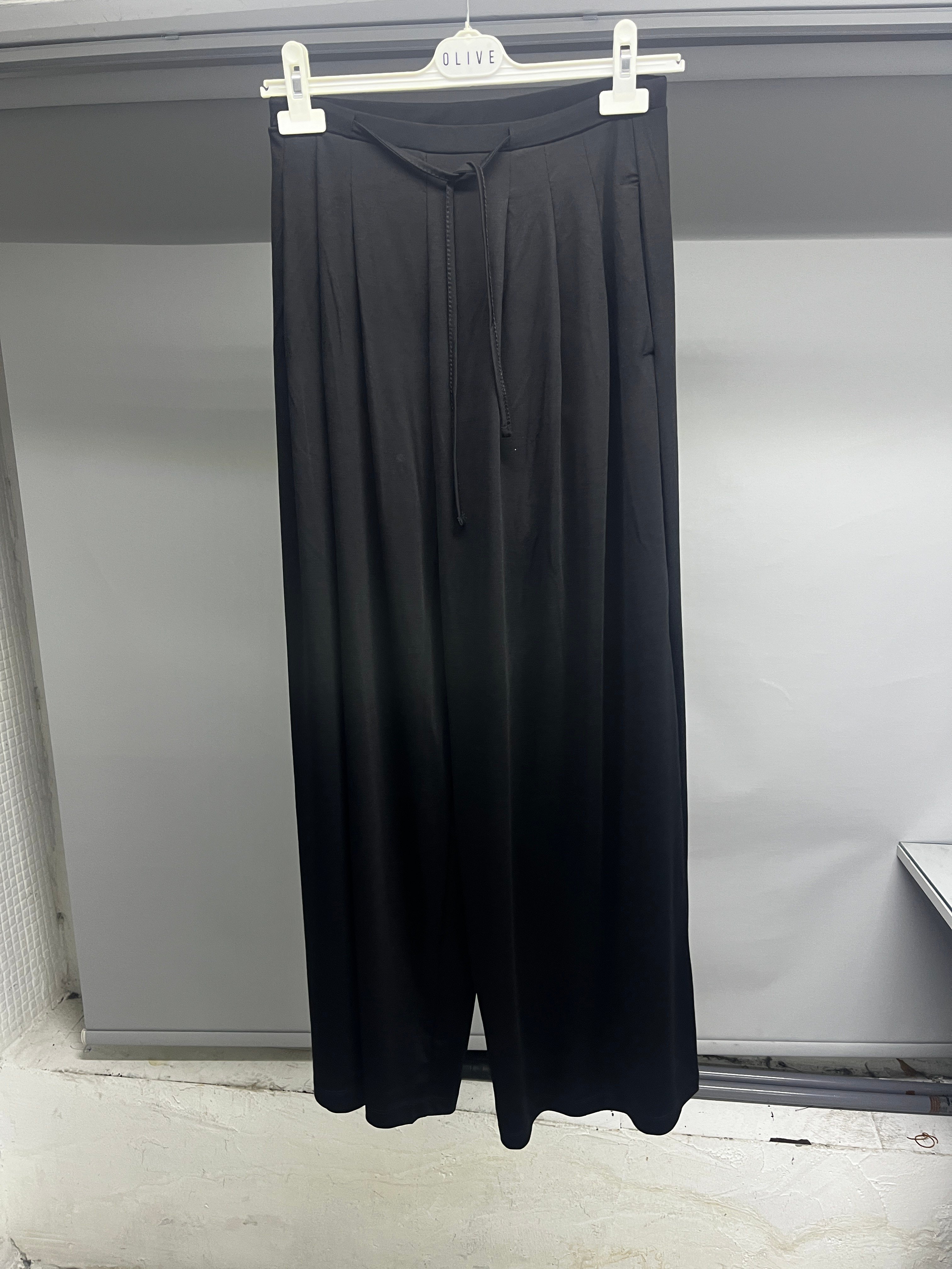 OLIVE-4908 BELLA PANTOLON SİYAH