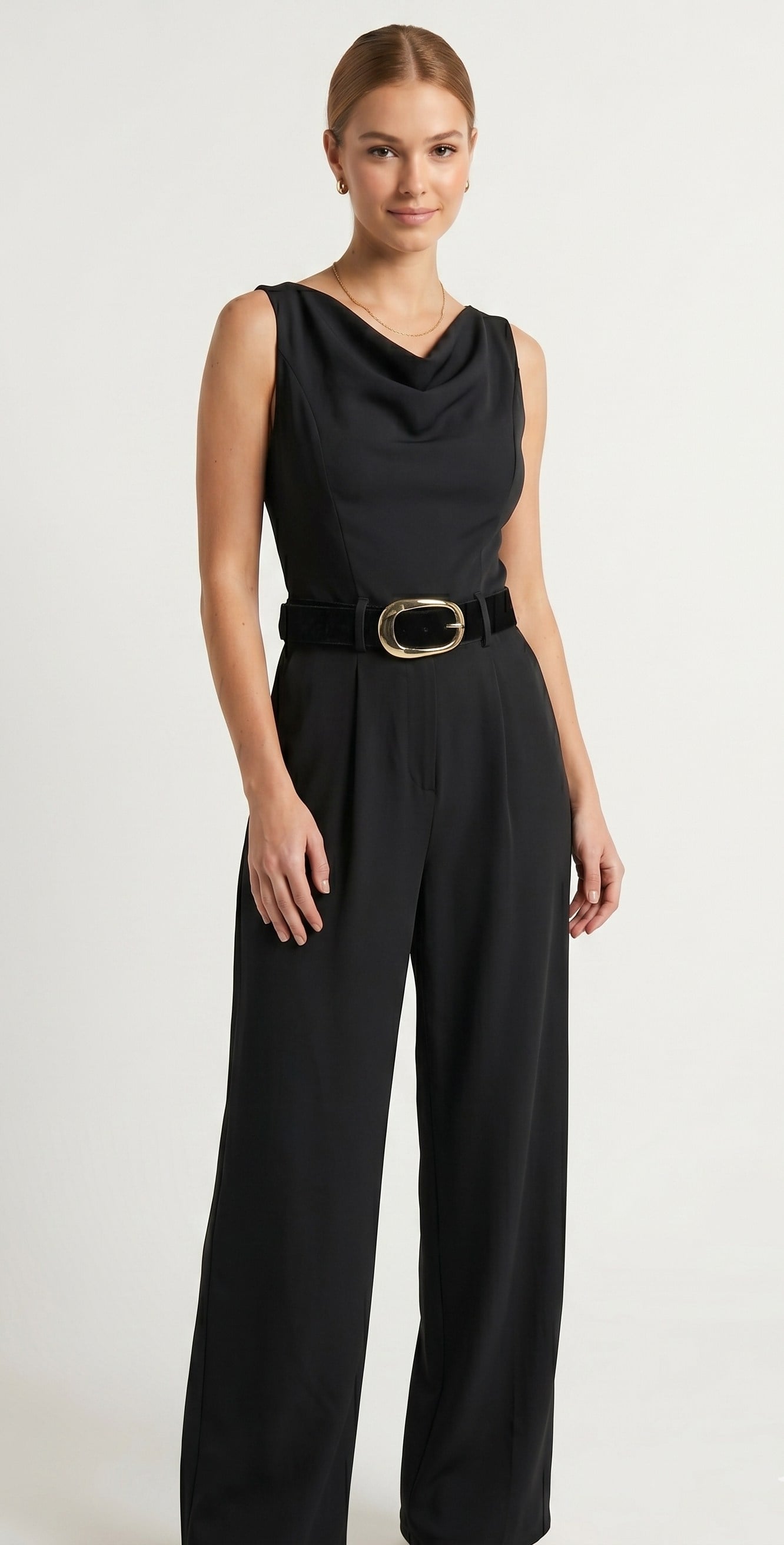 OLIVE-580945 KEMERLİ TULUM SİYAH