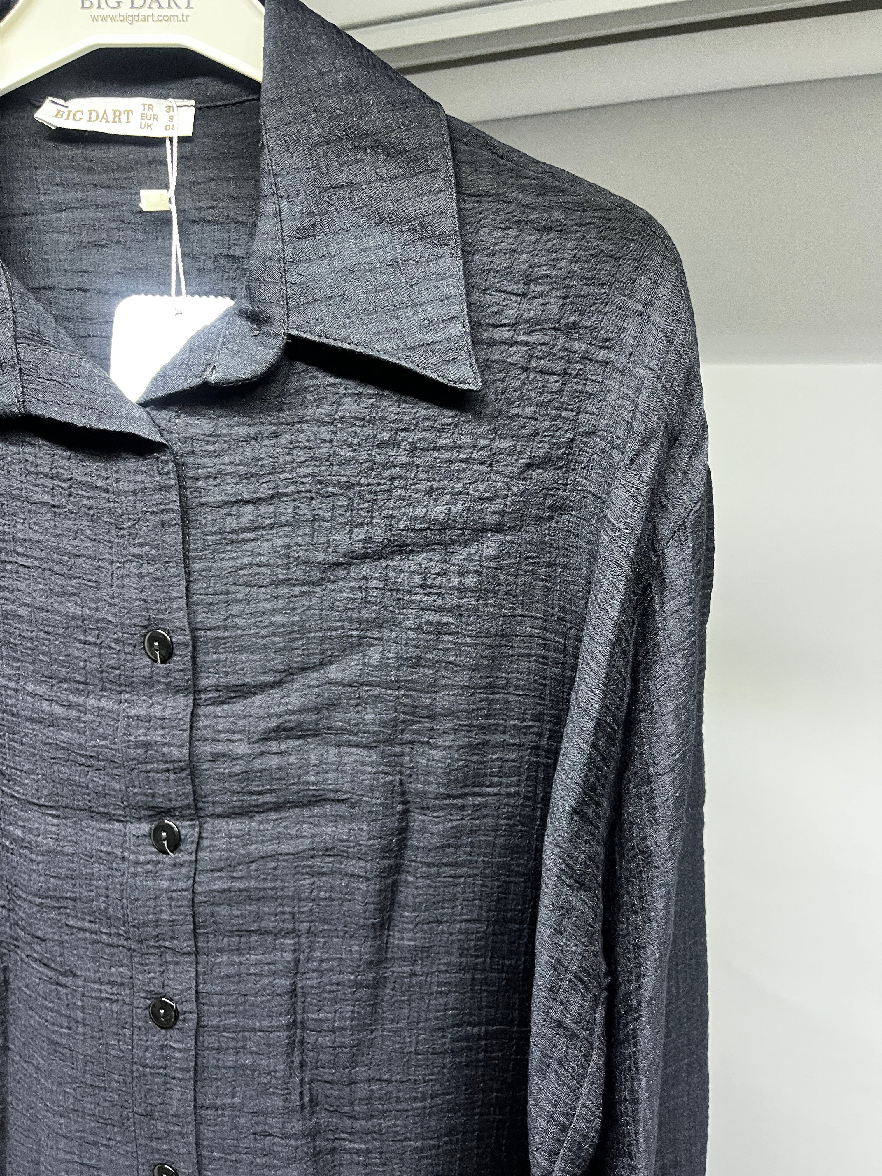 OLIVE-5989 TUNİK SİYAH