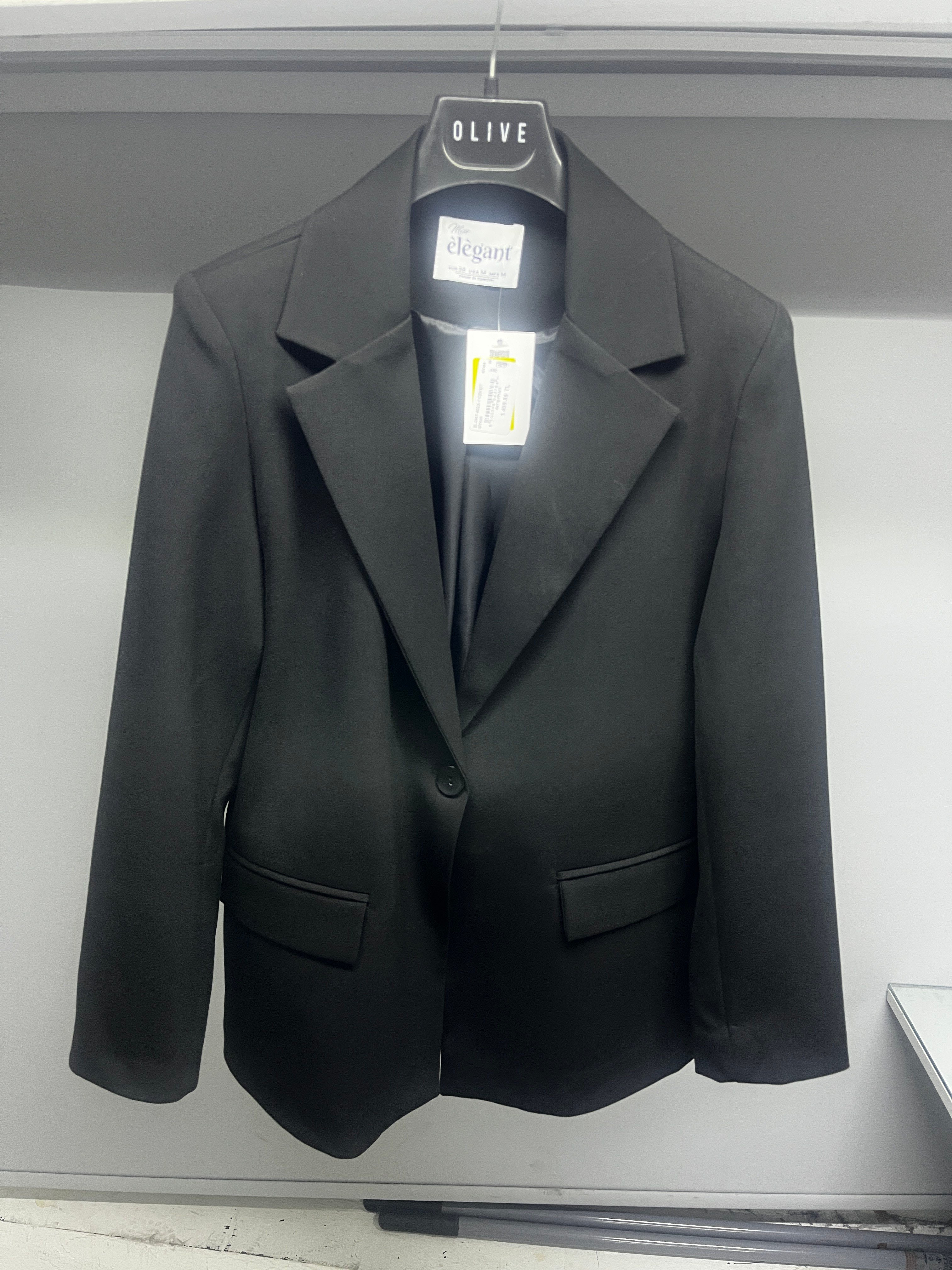 OLIVE-6023-1 CEKET SİYAH