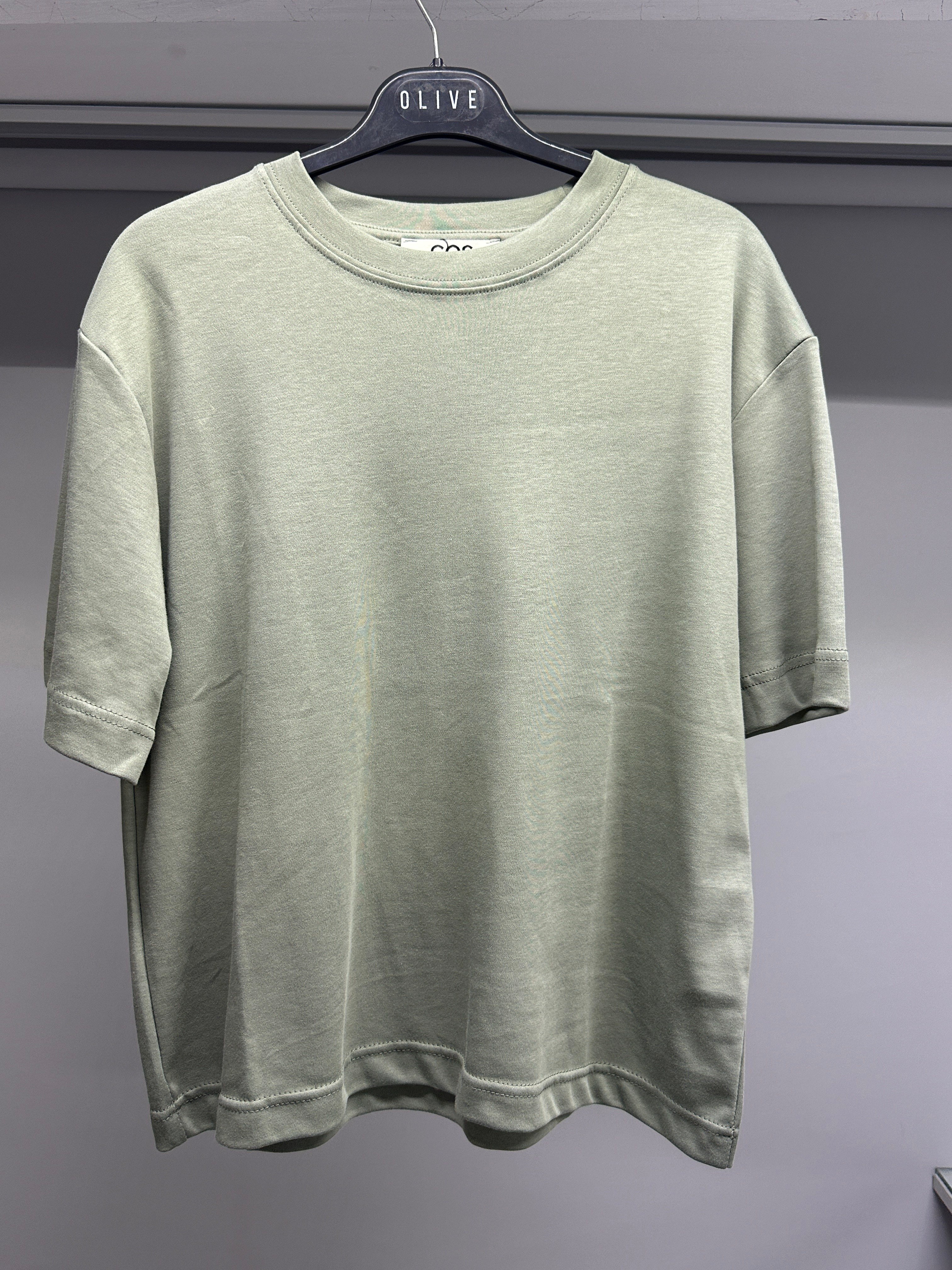 OLIVE-6597 COS BASIC TSHIRT HAKİ
