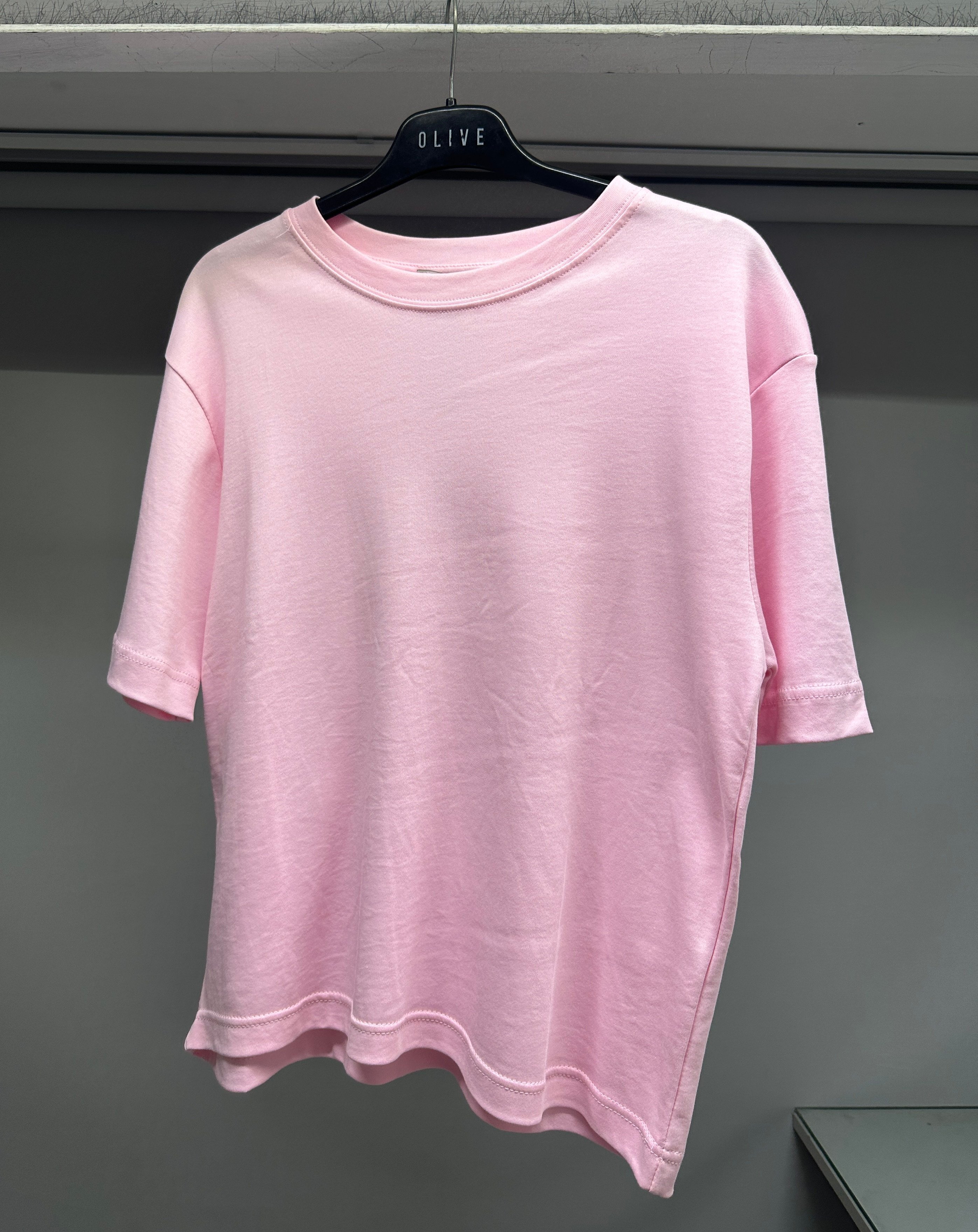 OLIVE-6597 COS BASIC TSHIRT PEMBE