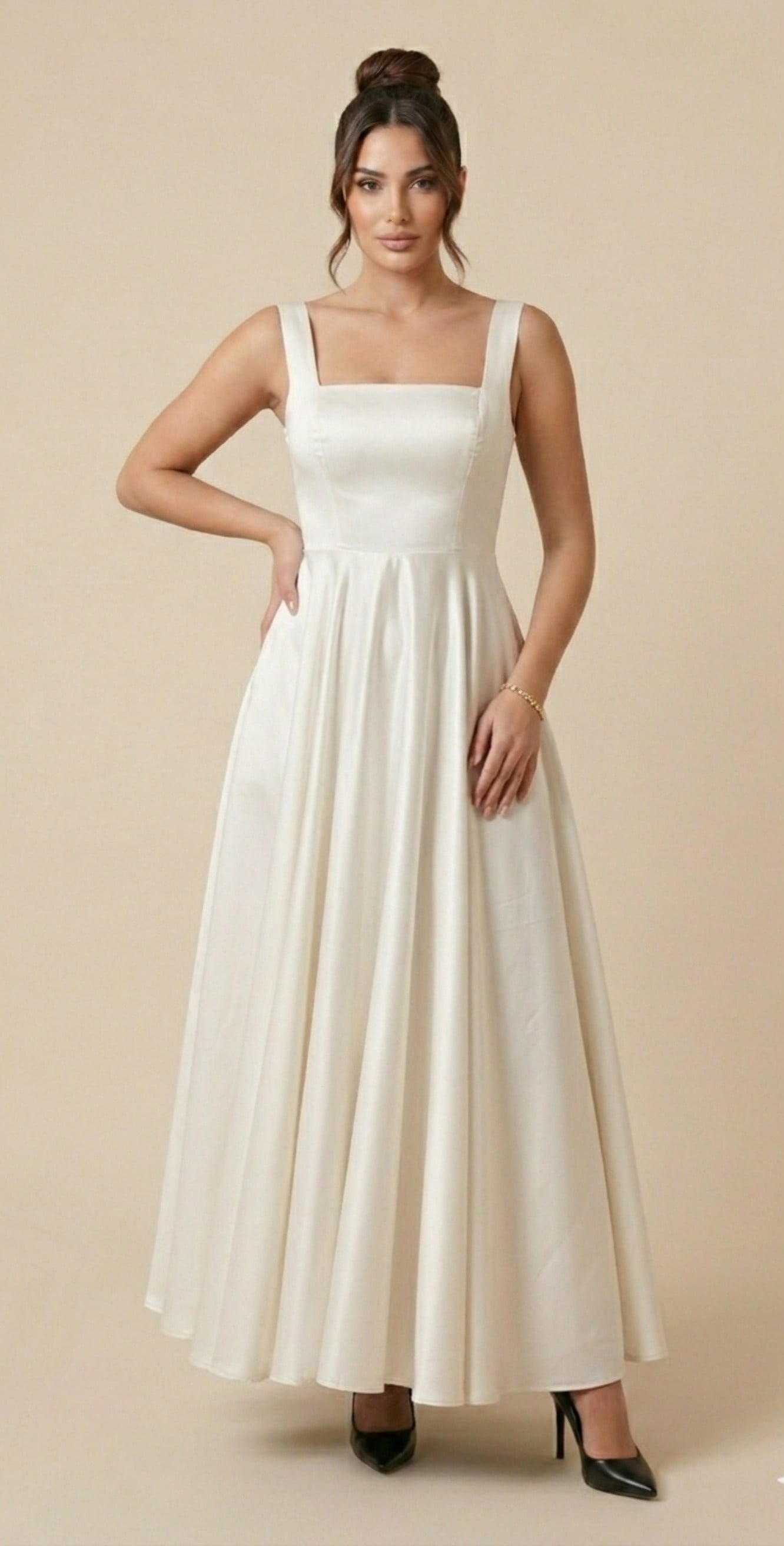 OLIVE-7631 ABİYE BEYAZ