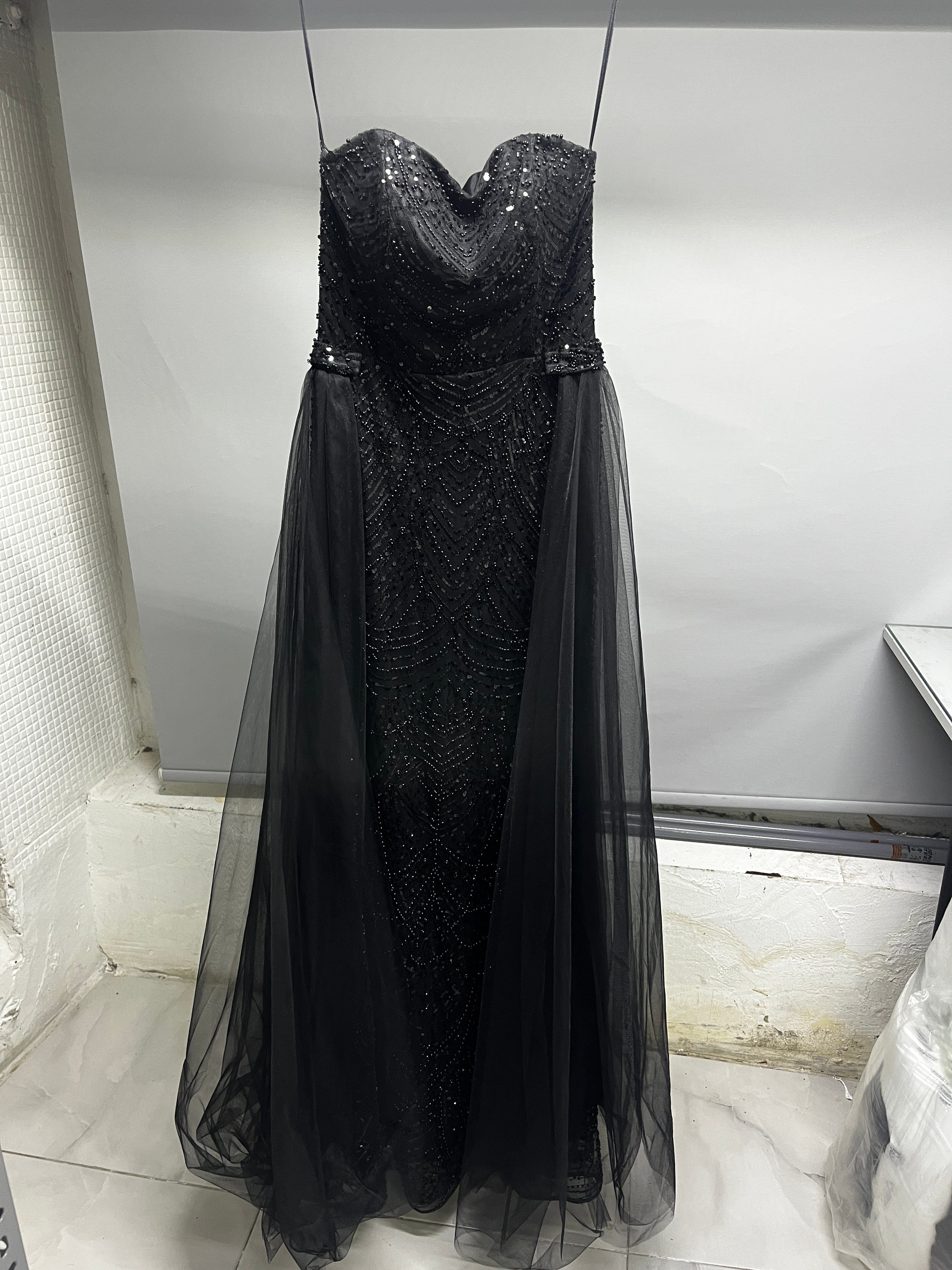 OLIVE-7705 ABİYE SİYAH