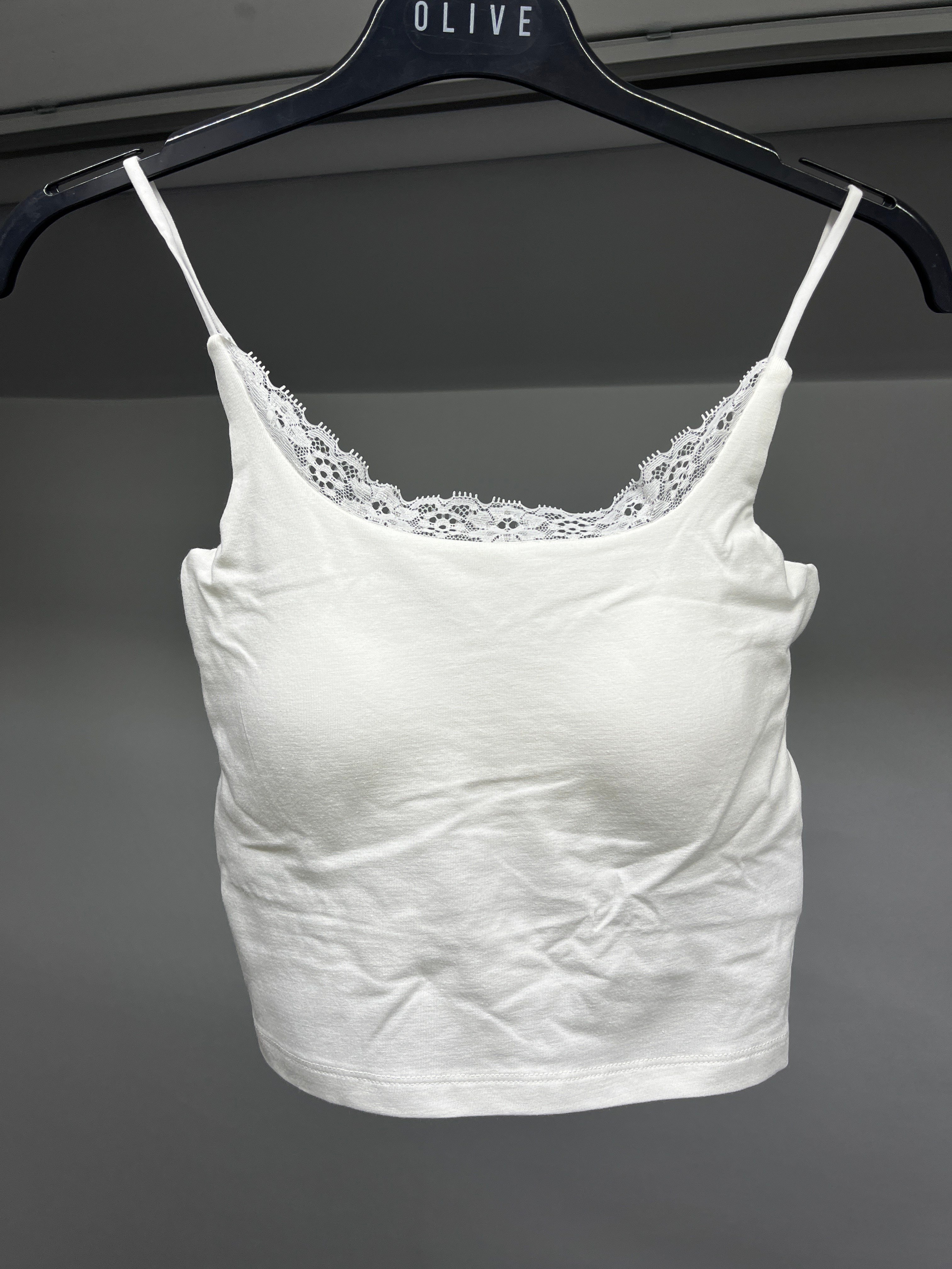 OLIVE-L02077 DANTEL ASKILI BODY BEYAZ
