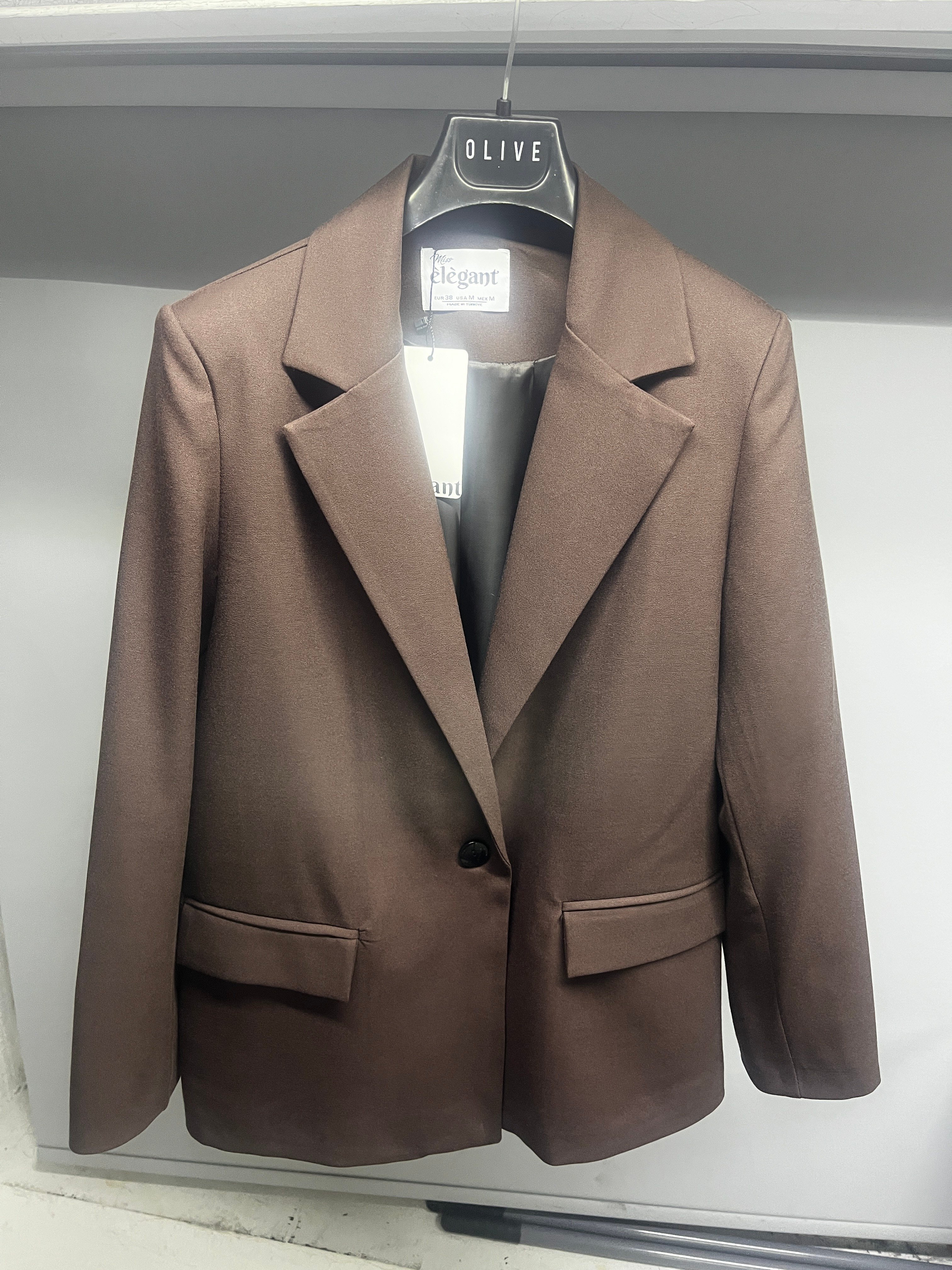 OLVIE-6023-1 CEKET KAHVE