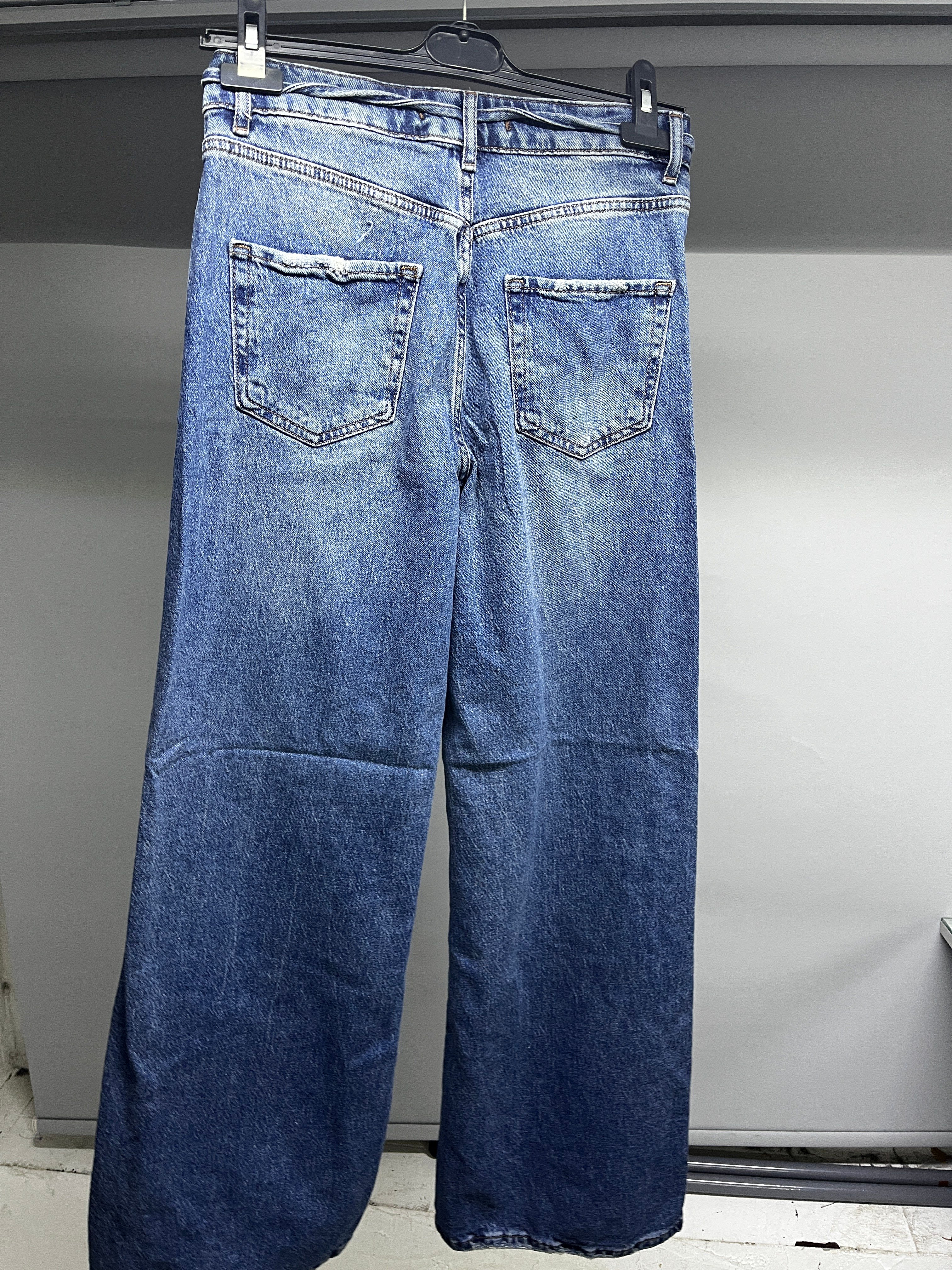 YMR-25614 BEL BAĞCIK JEAN MAVİ